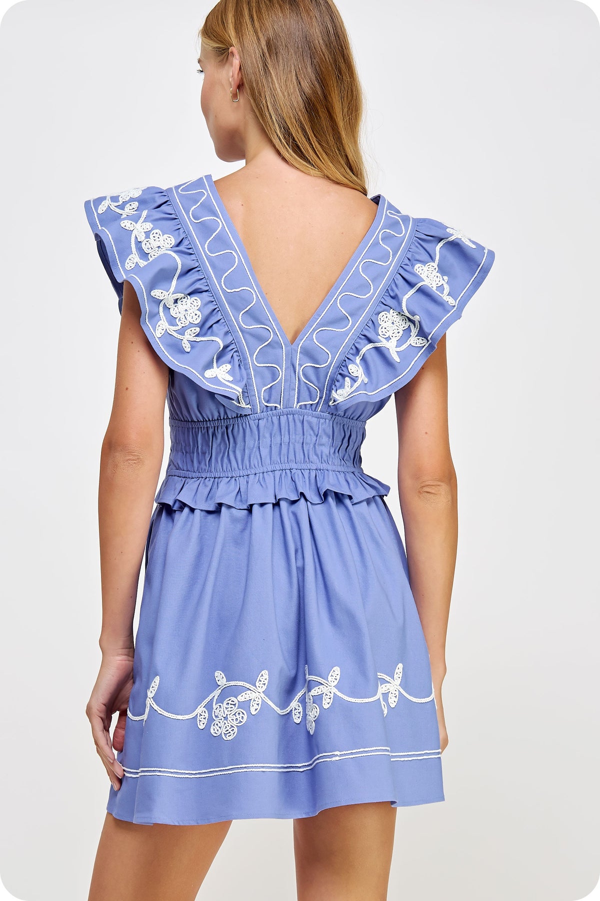 Picture Perfect Ruffle Mini Dress