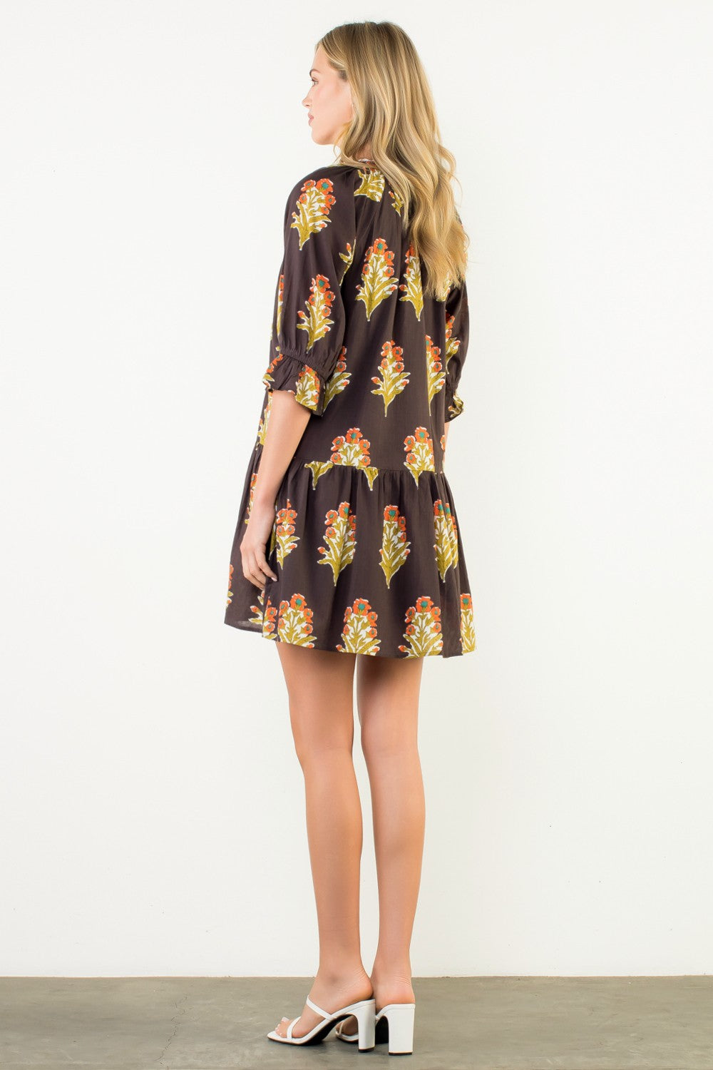 Sunny Stroll Cotton Mini Dress
