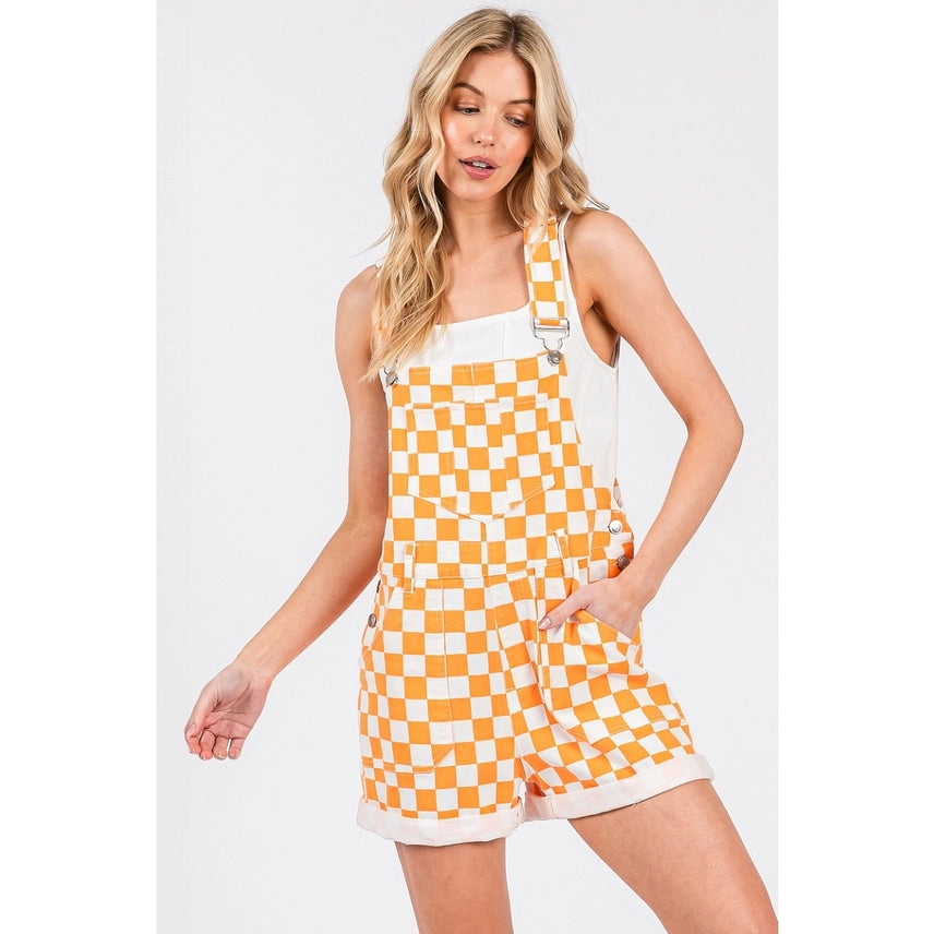 Checkerboard Shortalls – Bliss