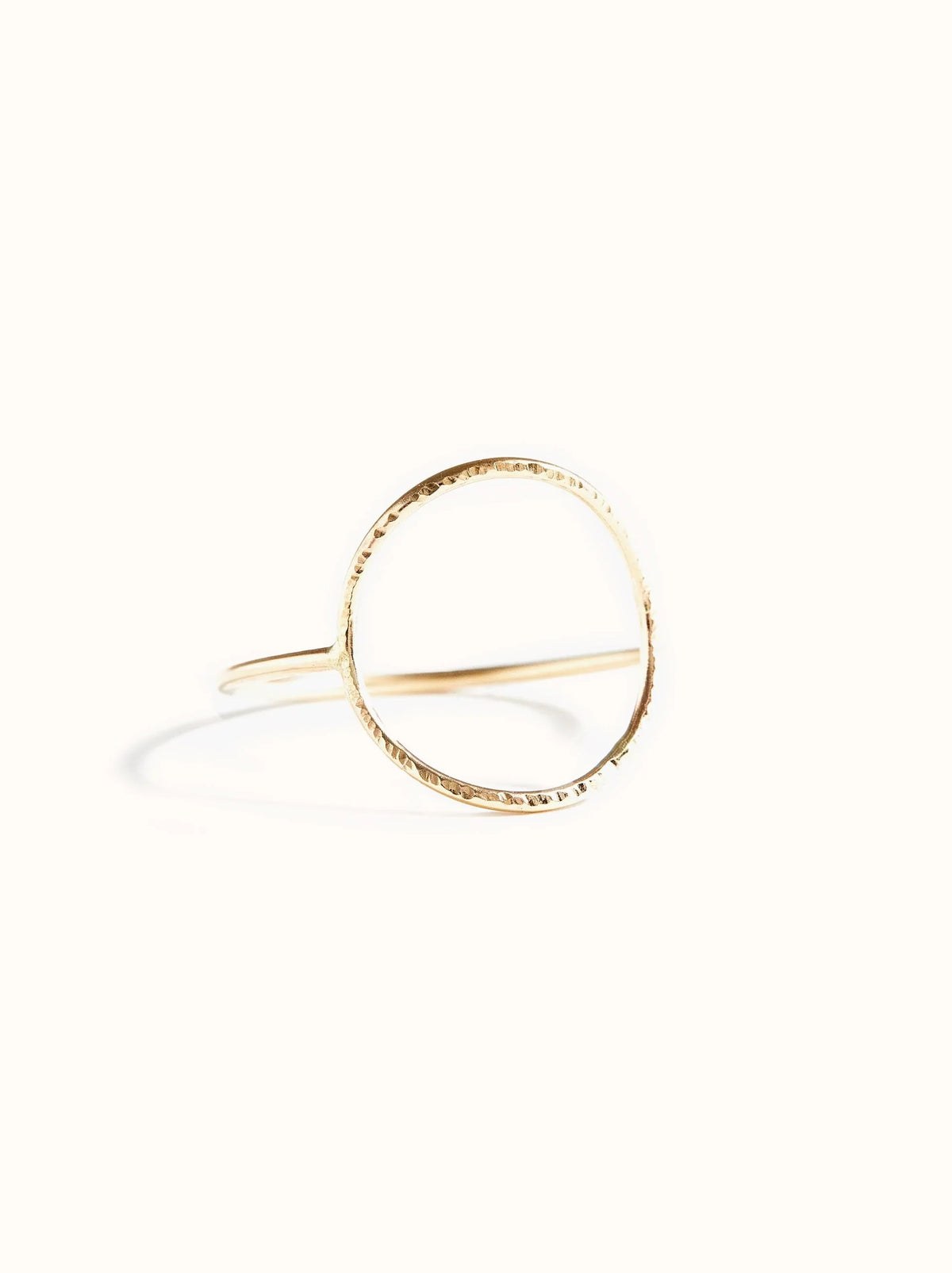 ABLE circle ring in 14k gold fill