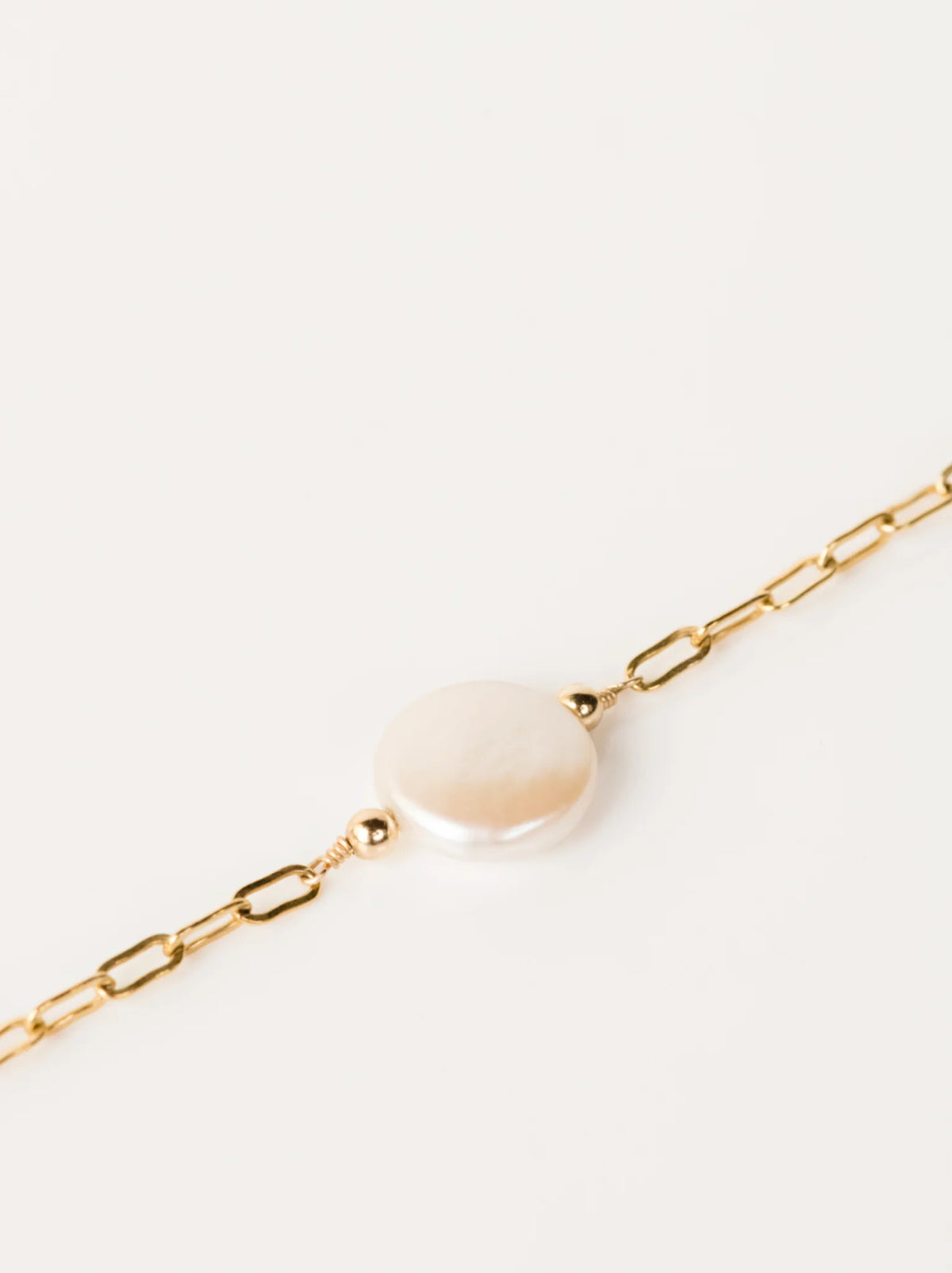 ABLE Coin Pearl Essential Bracelet 14k Gold-Filled