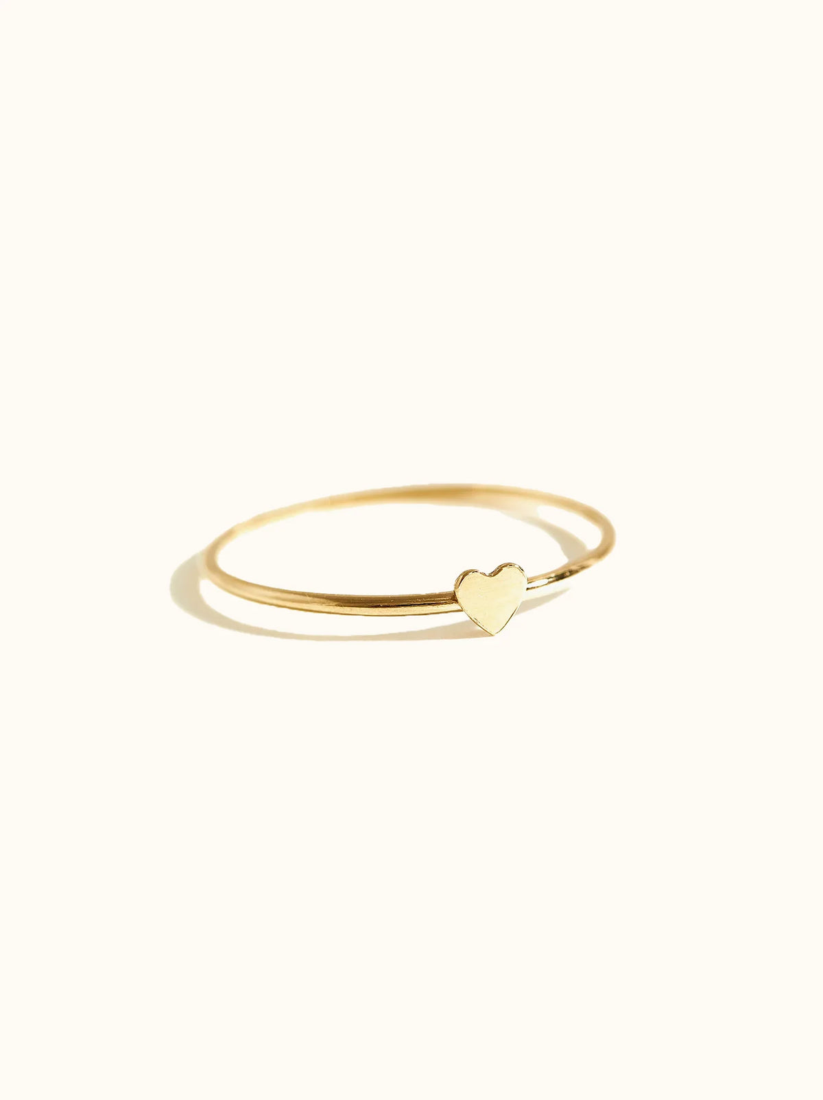 ABLE heart stacking ring in 14k gold fill