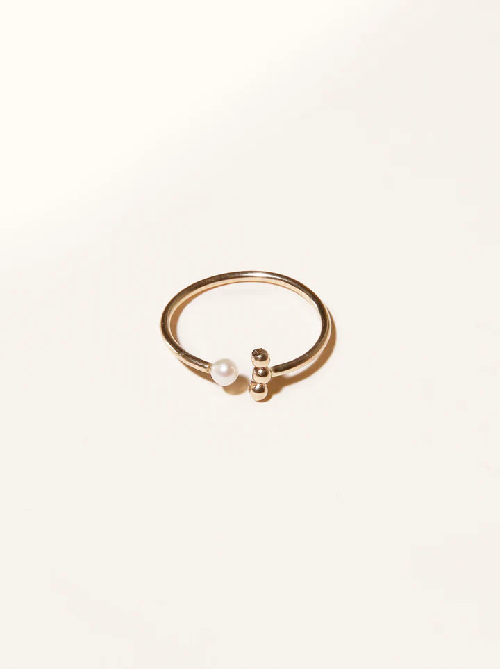 ABLE Caesar Open Pearl Ring