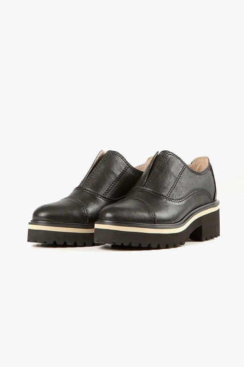 all black cowman lugg 23 in black leather