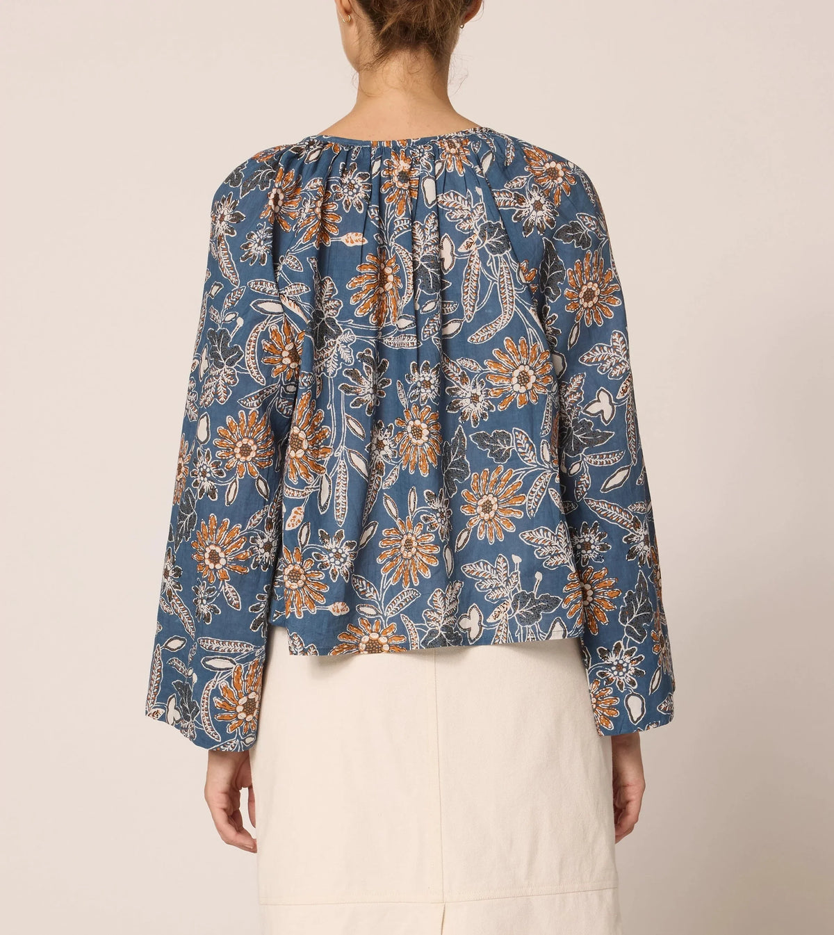 Cleobella Allison Blouse in magnolia floral