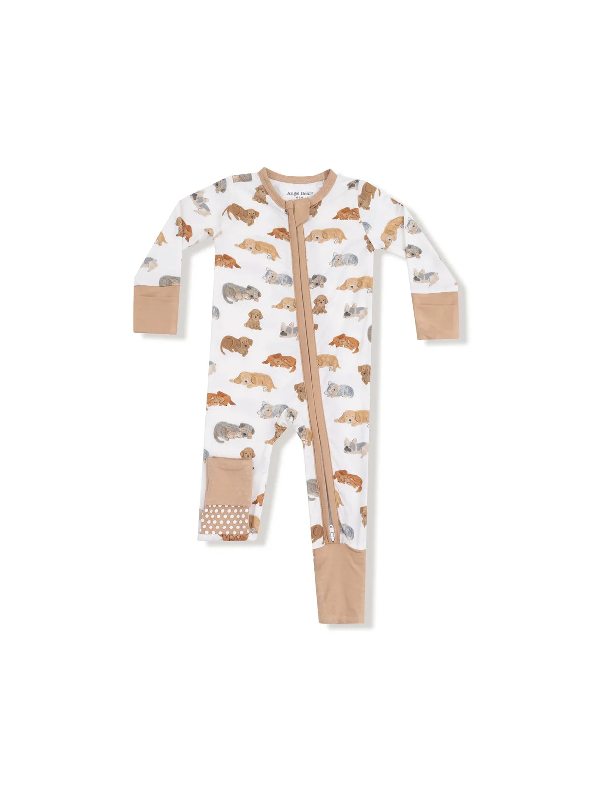 Angel Dear 2-Way Zipper Romper Napping Puppies