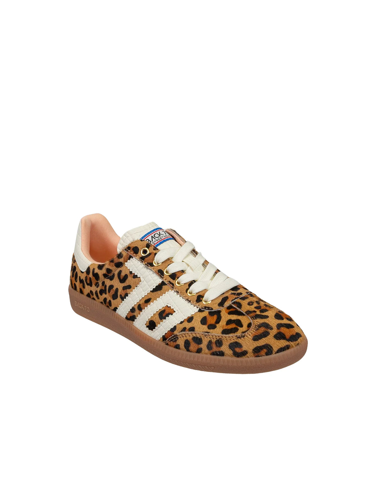 BACK 70 Cloud Sneakers in Leopard Camel White