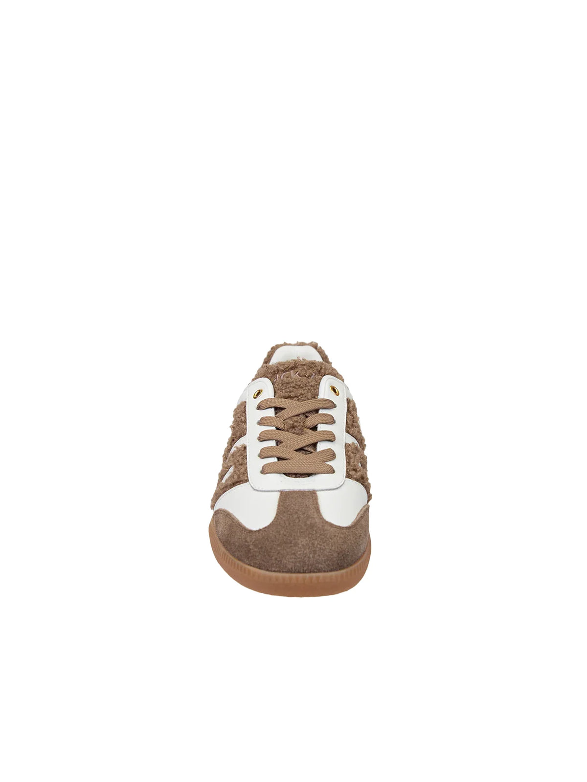 BACK 70 Cloud Teddy Sneakers White Brown