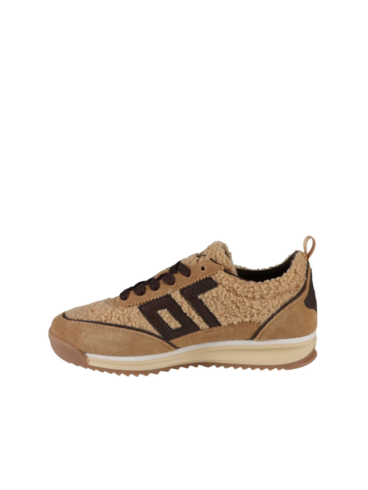BACK 70 Jogger FT Platform Sneakers in beige coffee