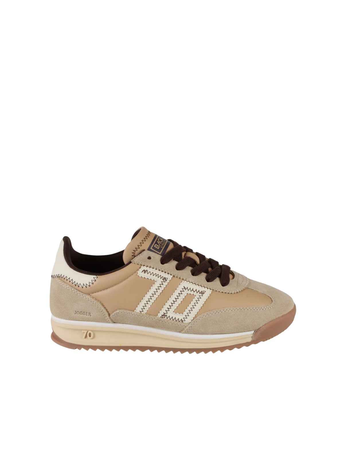 BACK 70 Jogger Z Platform Sneakers in beige milk coffee