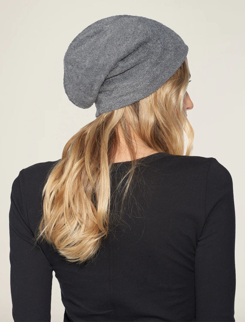 barefoot dreams cozychic lite beanie in graphite