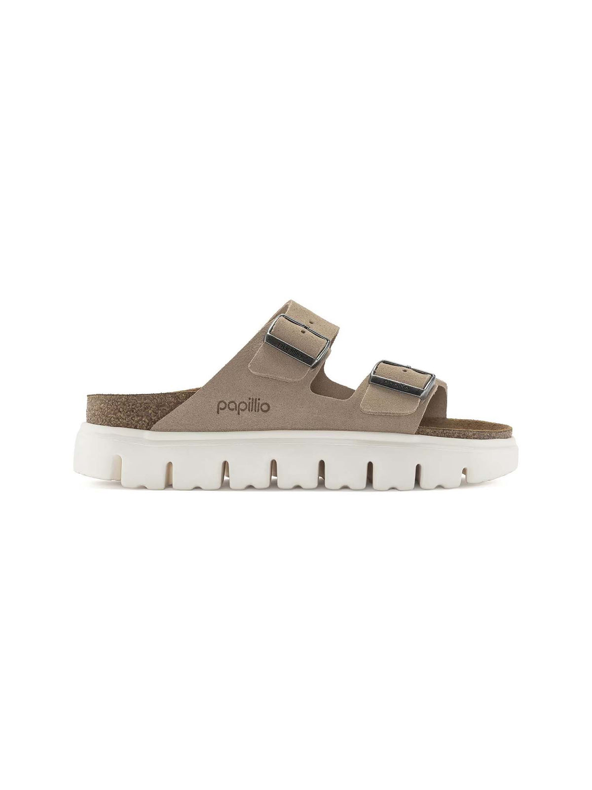 BIRKENSTOCK Arizona Chunky Suede Leather Warm Sand Narrow