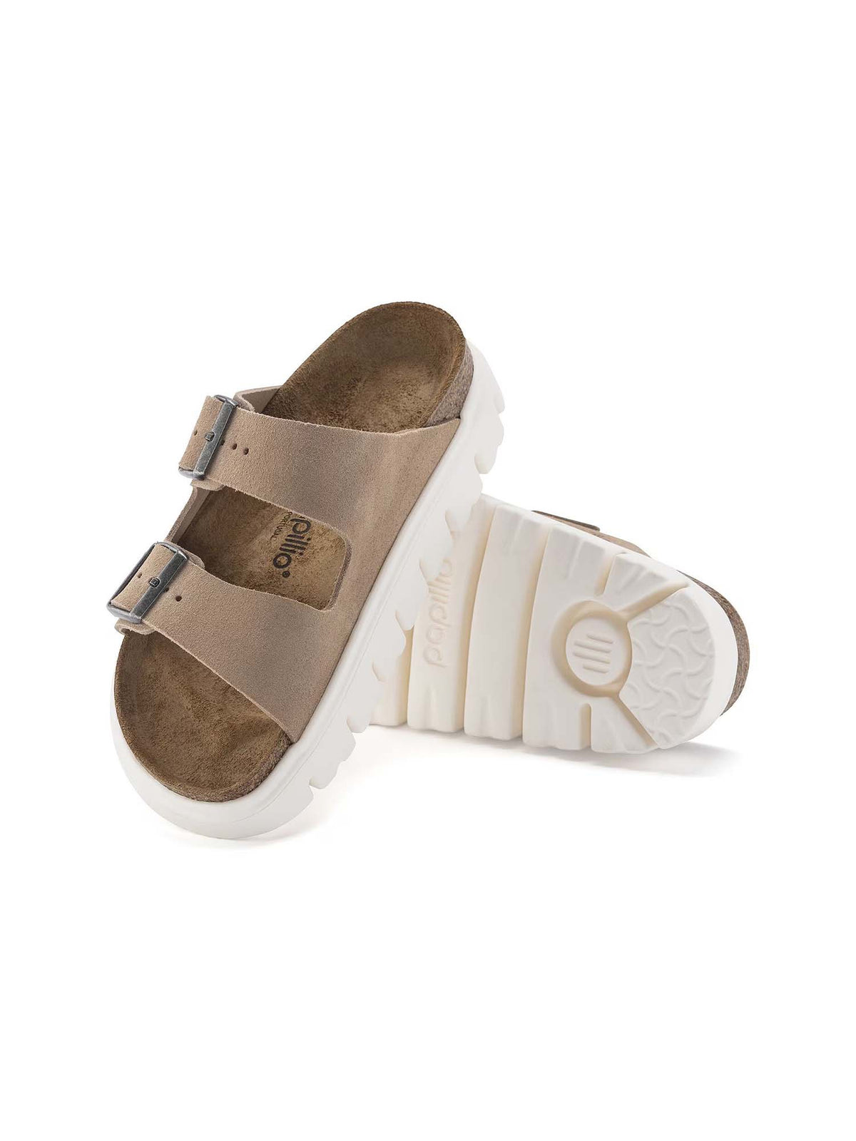 BIRKENSTOCK Arizona Chunky Suede Leather Warm Sand Narrow