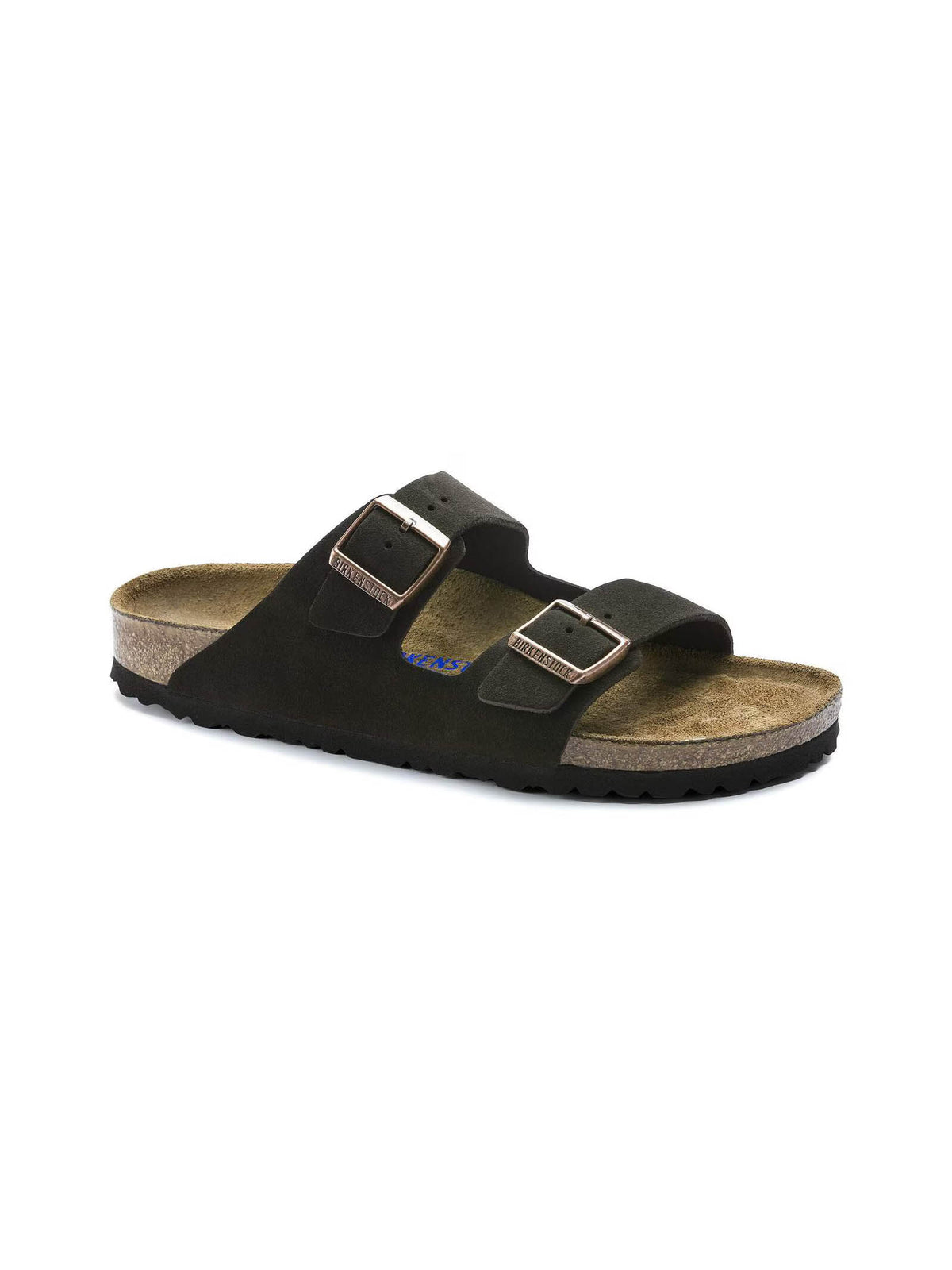 BIRKENSTOCK Arizona Soft Footbed Suede Leather Mocha Regular