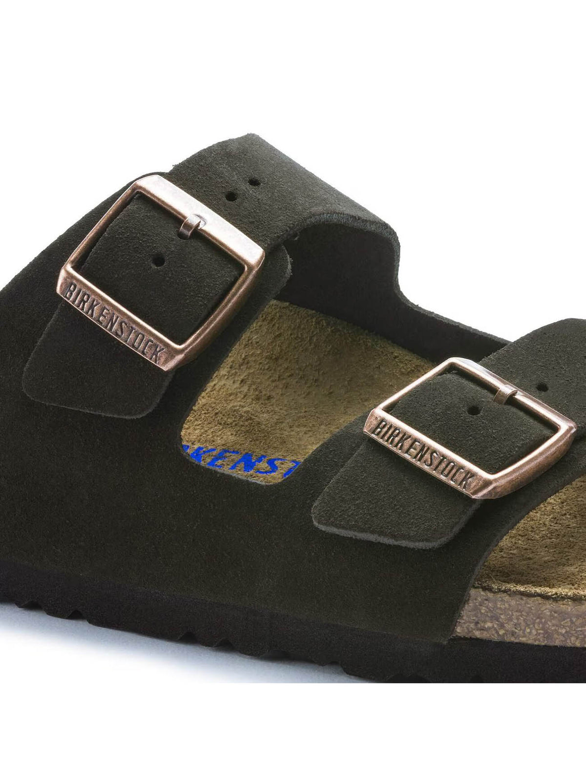 BIRKENSTOCK Arizona Soft Footbed Suede Leather Mocha Regular