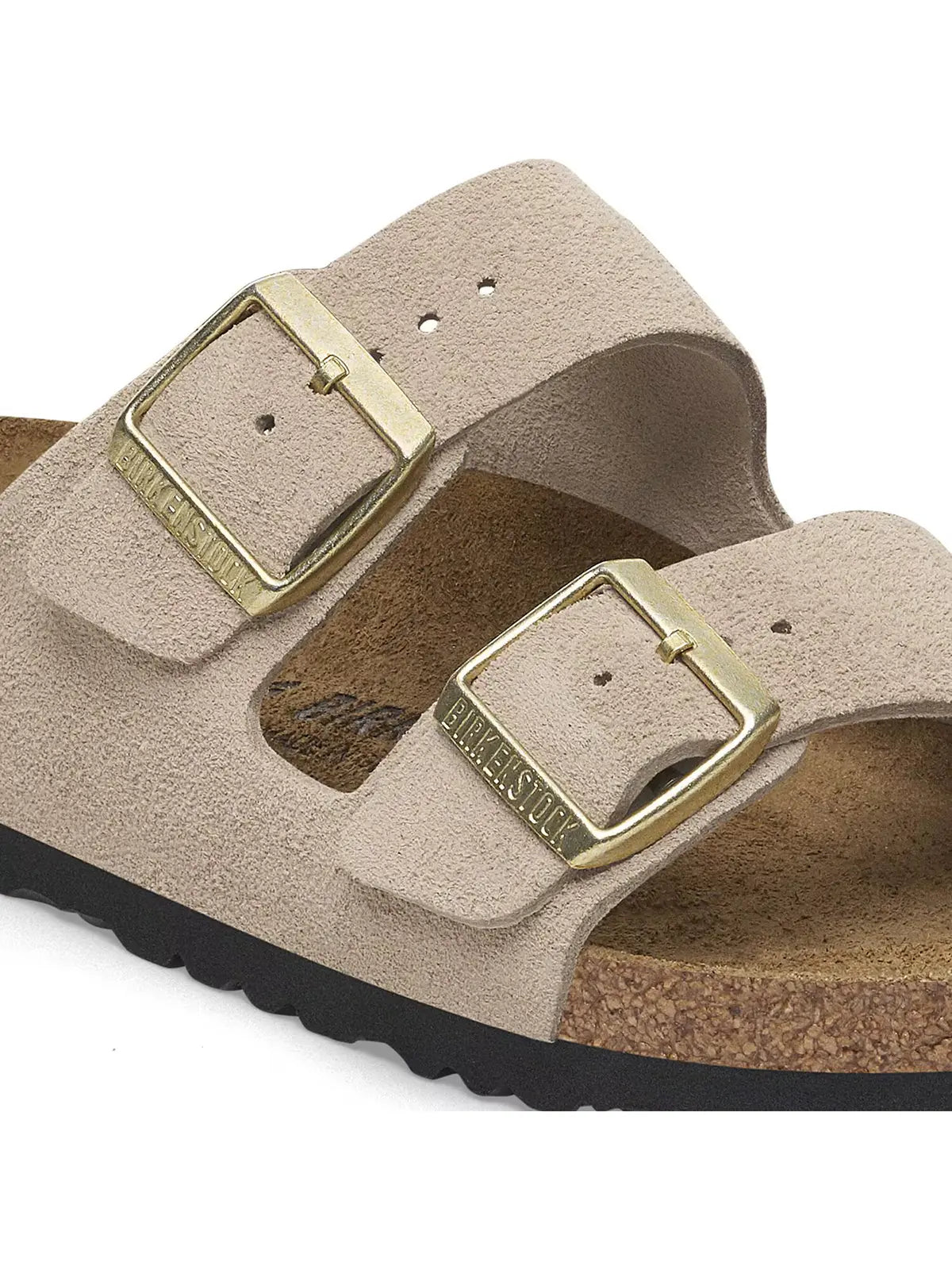 BIRKENSTOCK Arizona Suede Leather Sandcastle Narrow