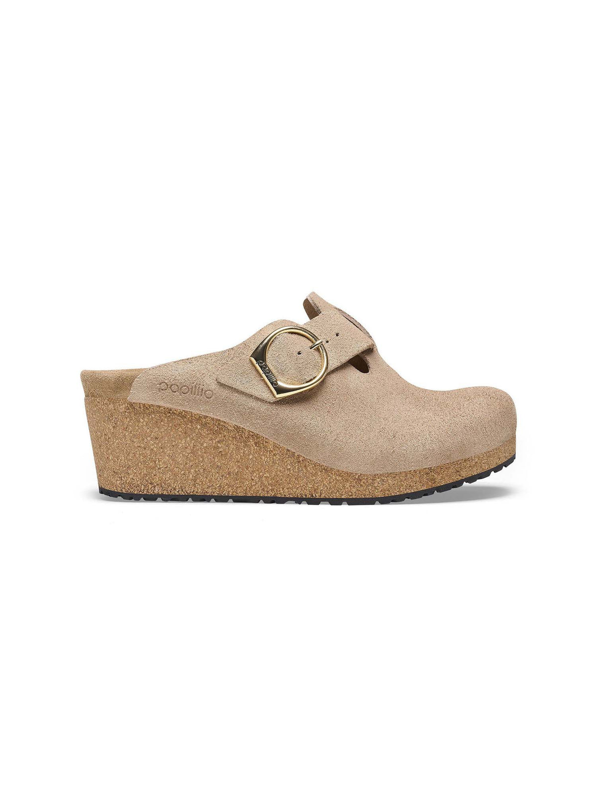 BIRKENSTOCK Fanny Ring-Buckle Suede Leather Warm Sand Narrow