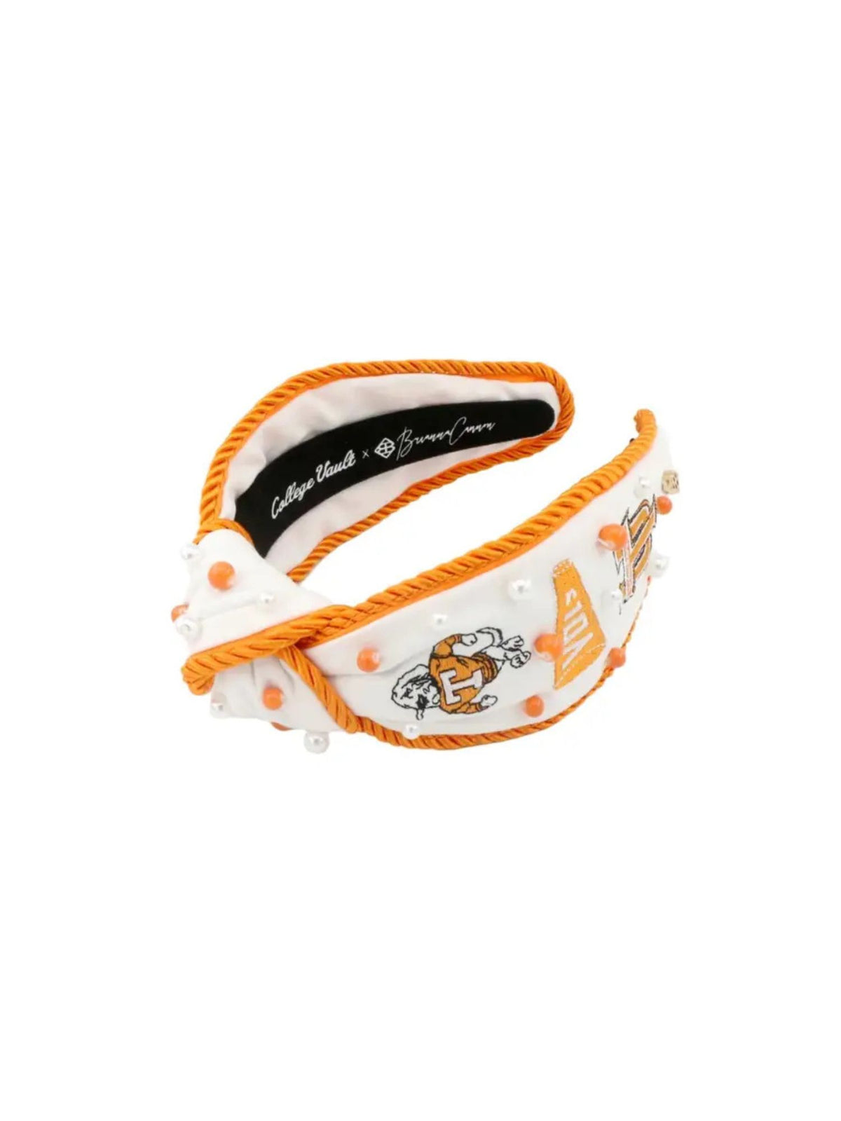 Brianna Cannon Orange & White Tennessee College Vault Rope Headband Gameday
