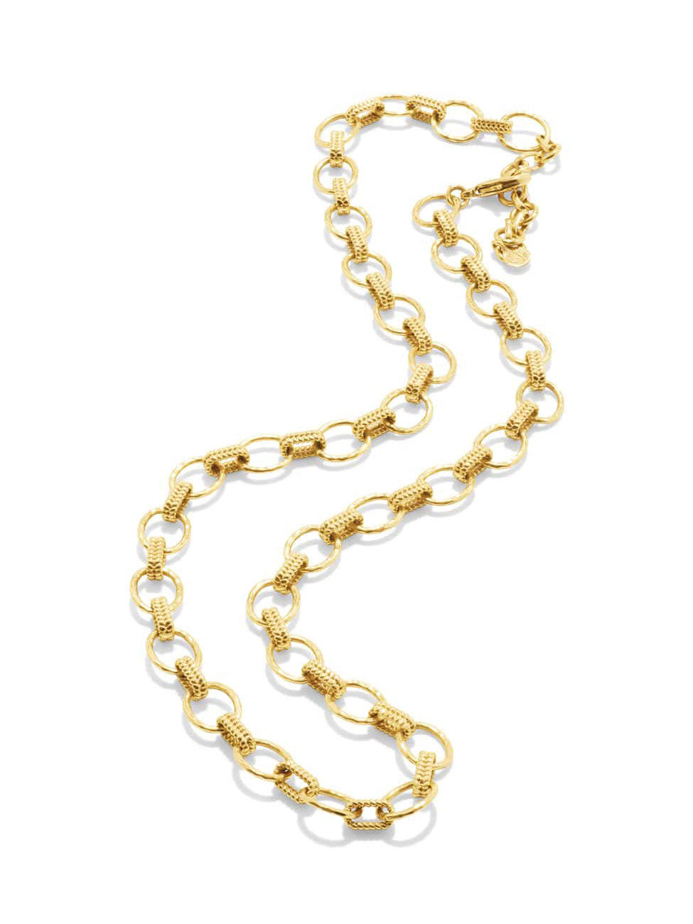 capucine de wulf cleopatra small link chain necklace in gold-chain view