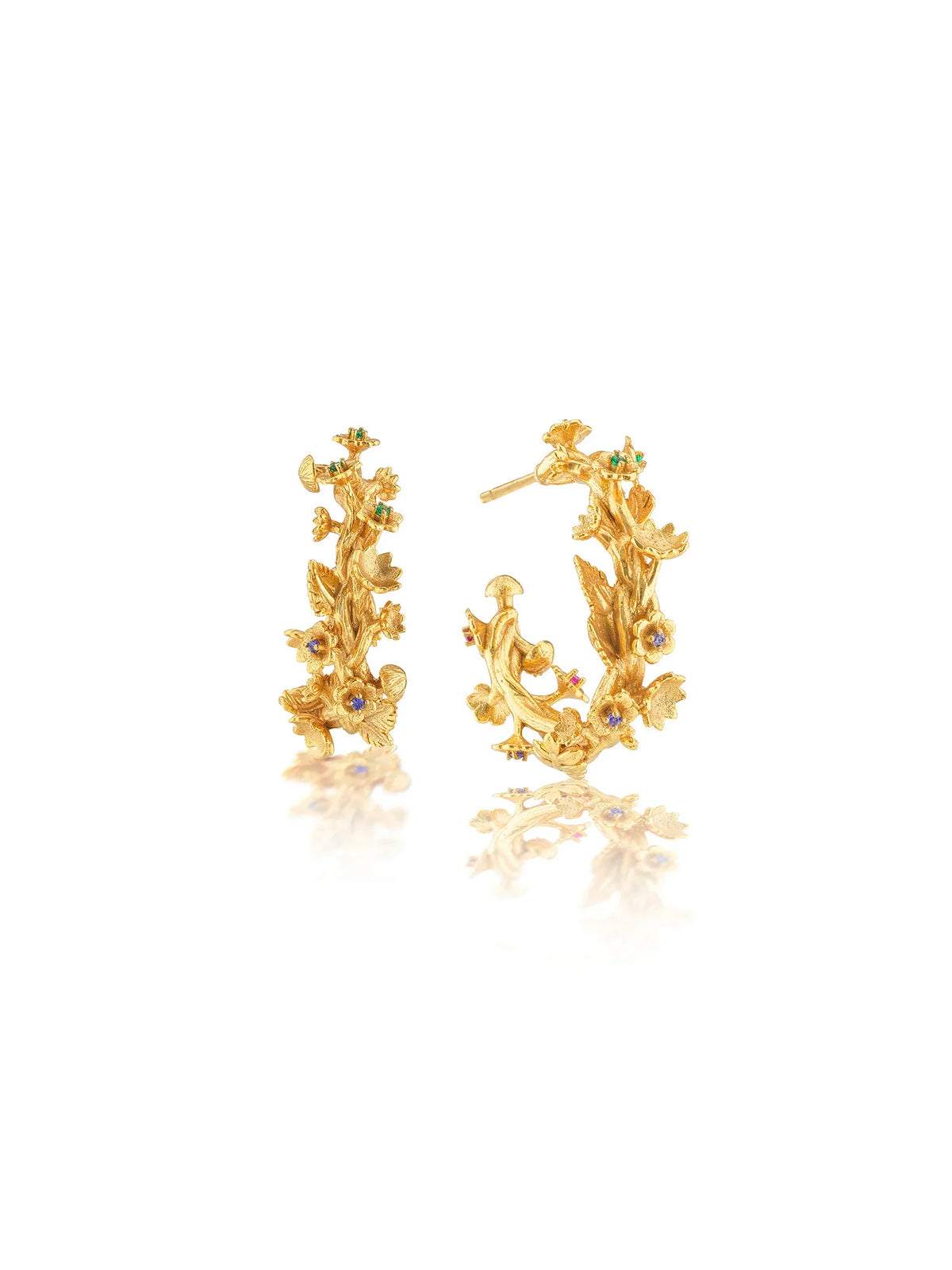 Capucine De Wulf Meadow Small Hoop Earrings Gold