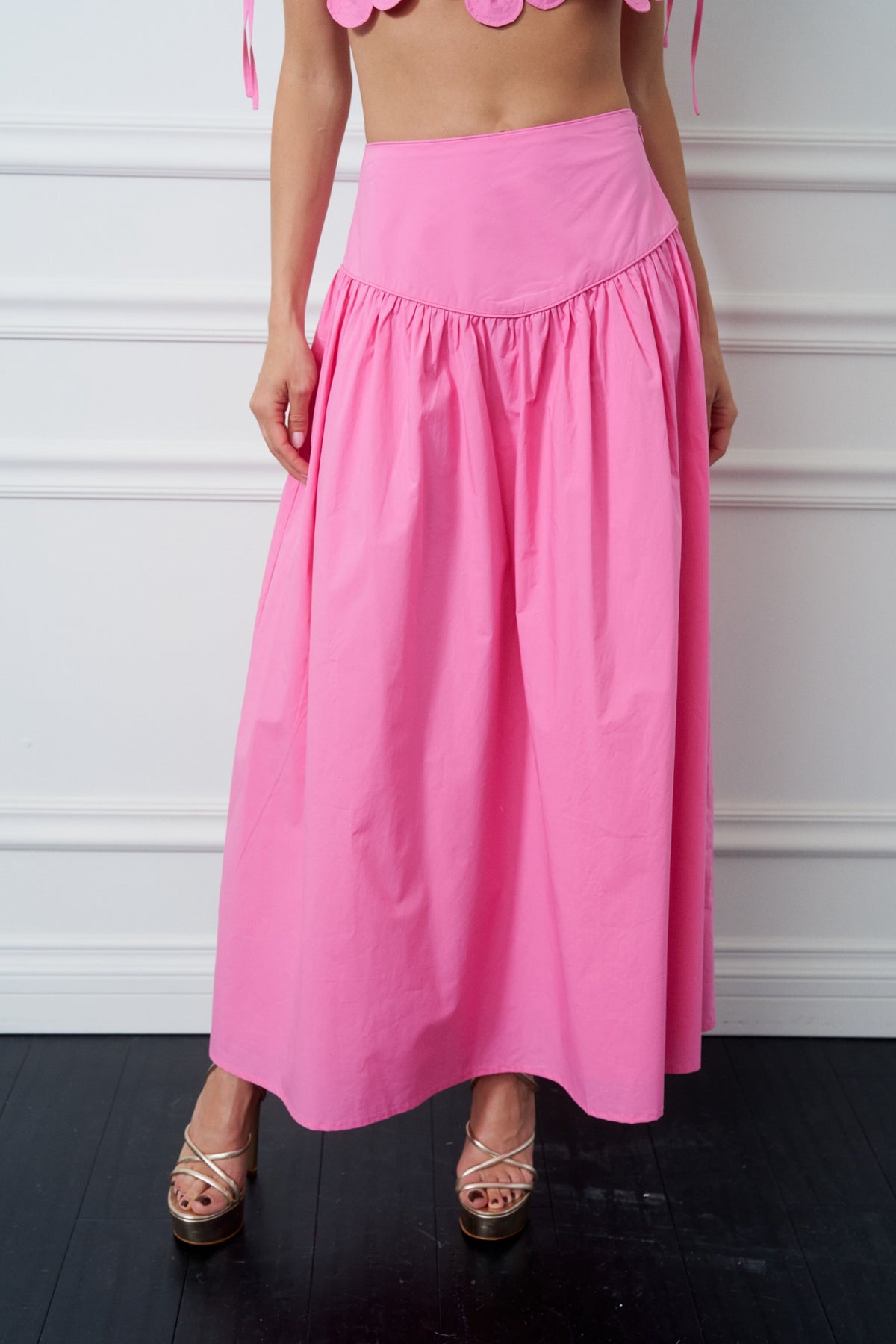 ciebon Emmeline Maxi Skirt in pink