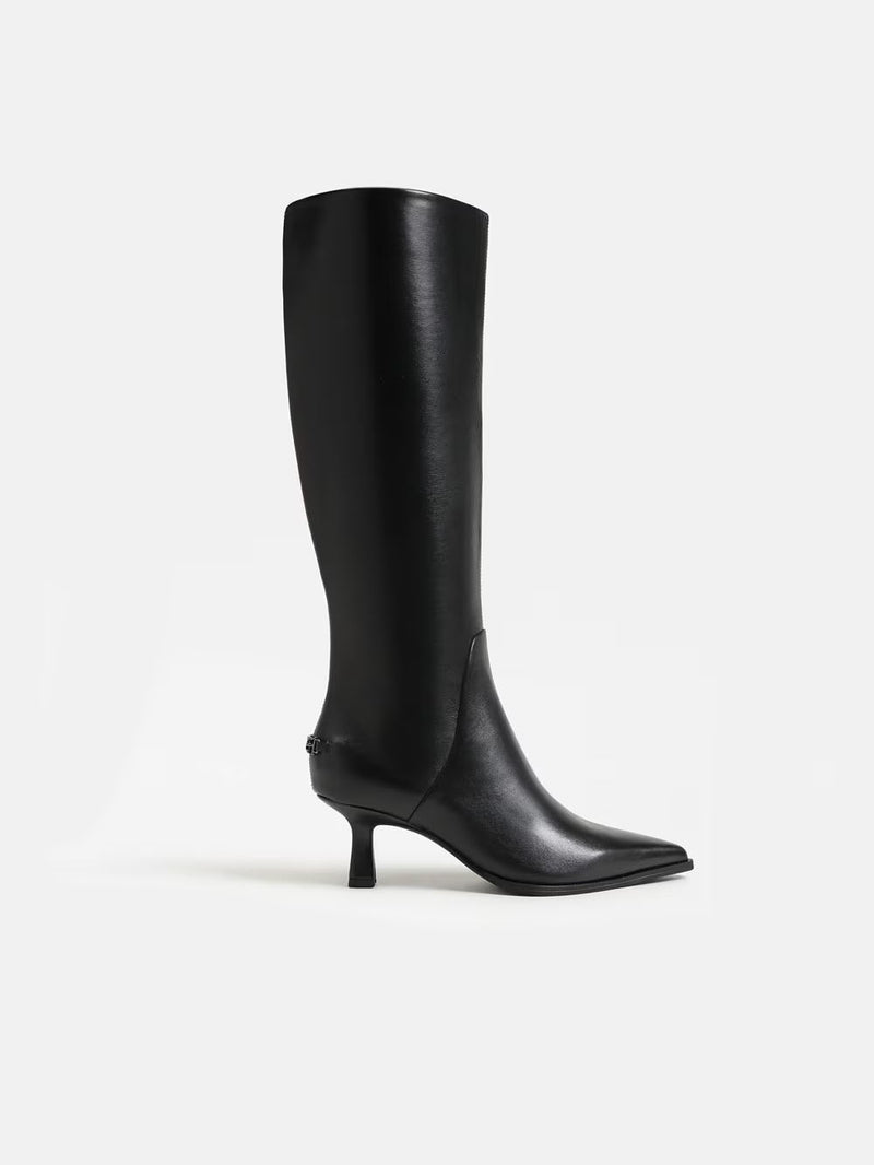 Circus NY by Sam Edelman Yulia Knee High Boot Black Leather