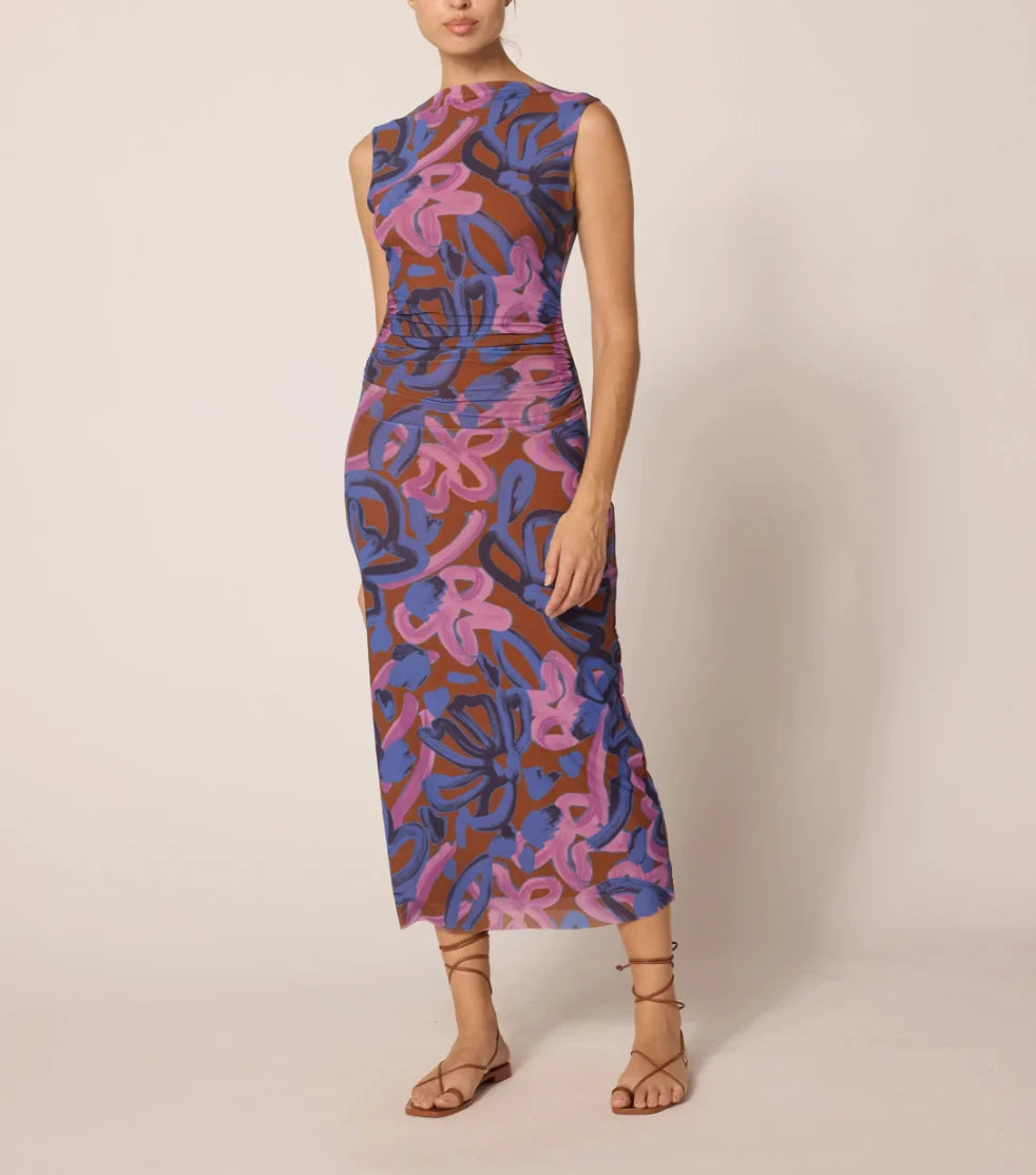Cleobella Carrie Midi Dress in fresco