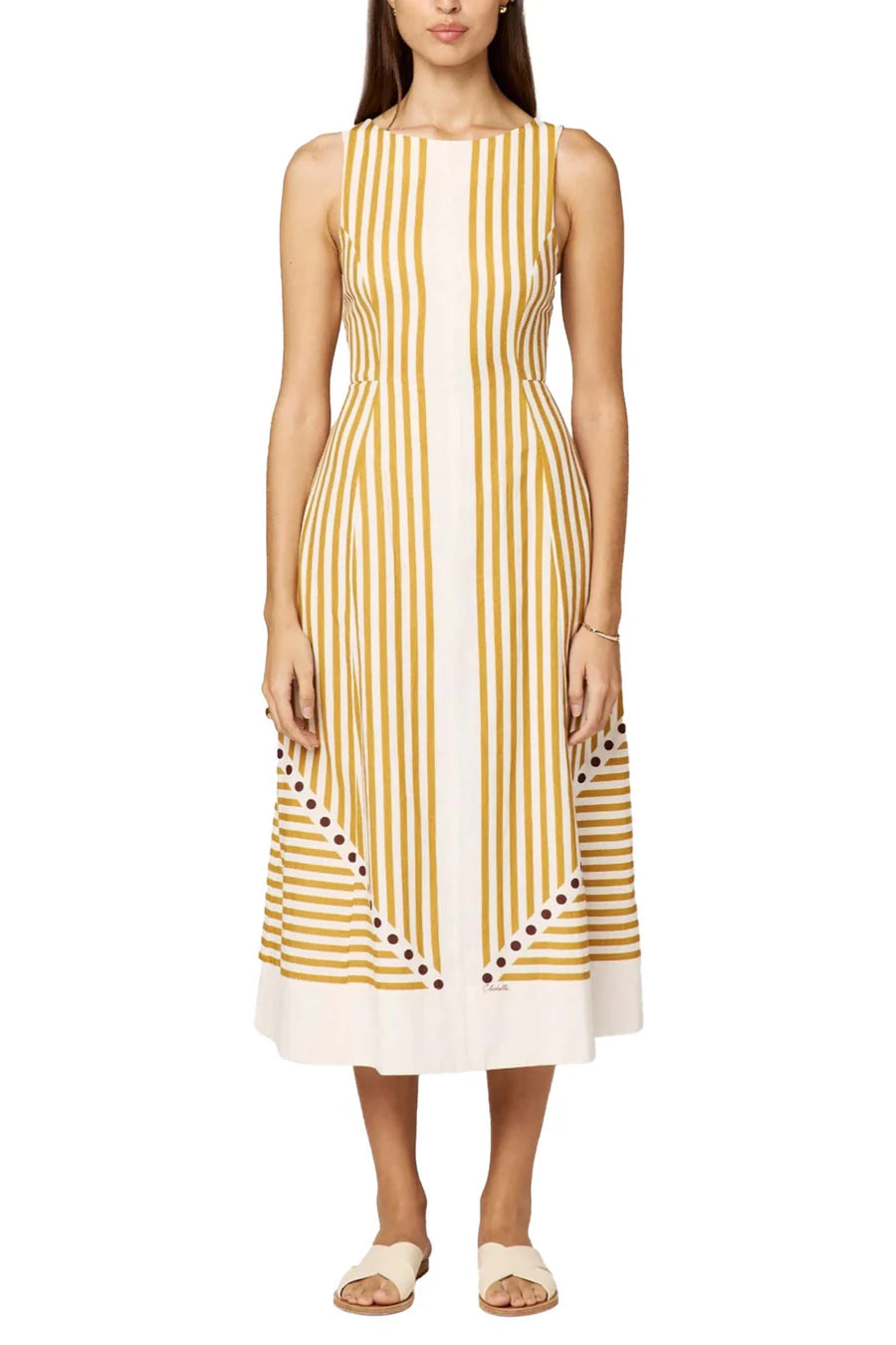 Cleobella Rhiannon Ankle Dress in lusso stripe