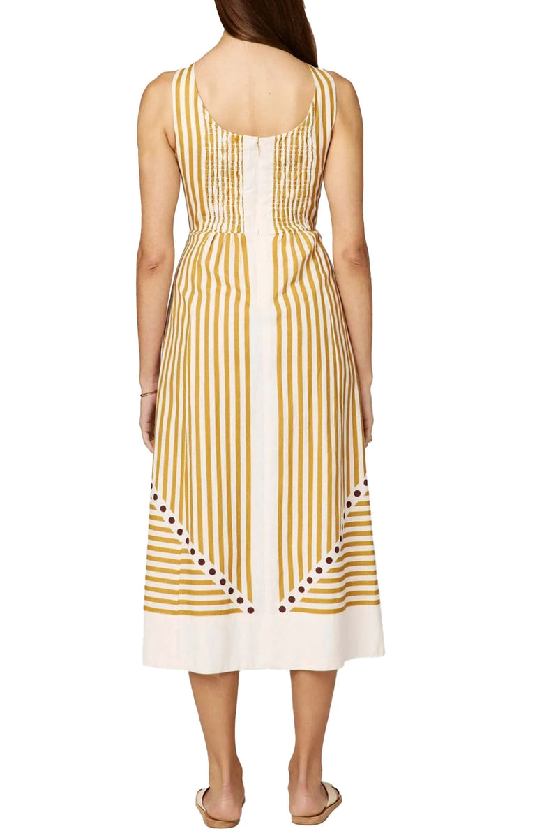 Cleobella Rhiannon Ankle Dress in lusso stripe