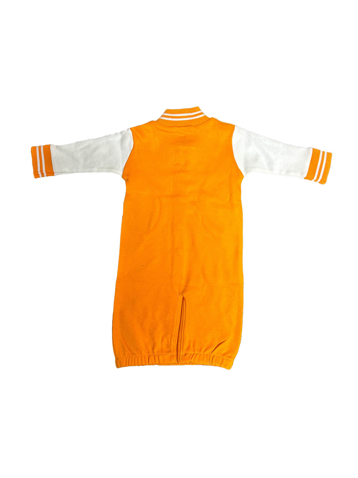 University of Tennessee Newborn Orange & White Varsity Convertible Romper Embroidered Power T Logo