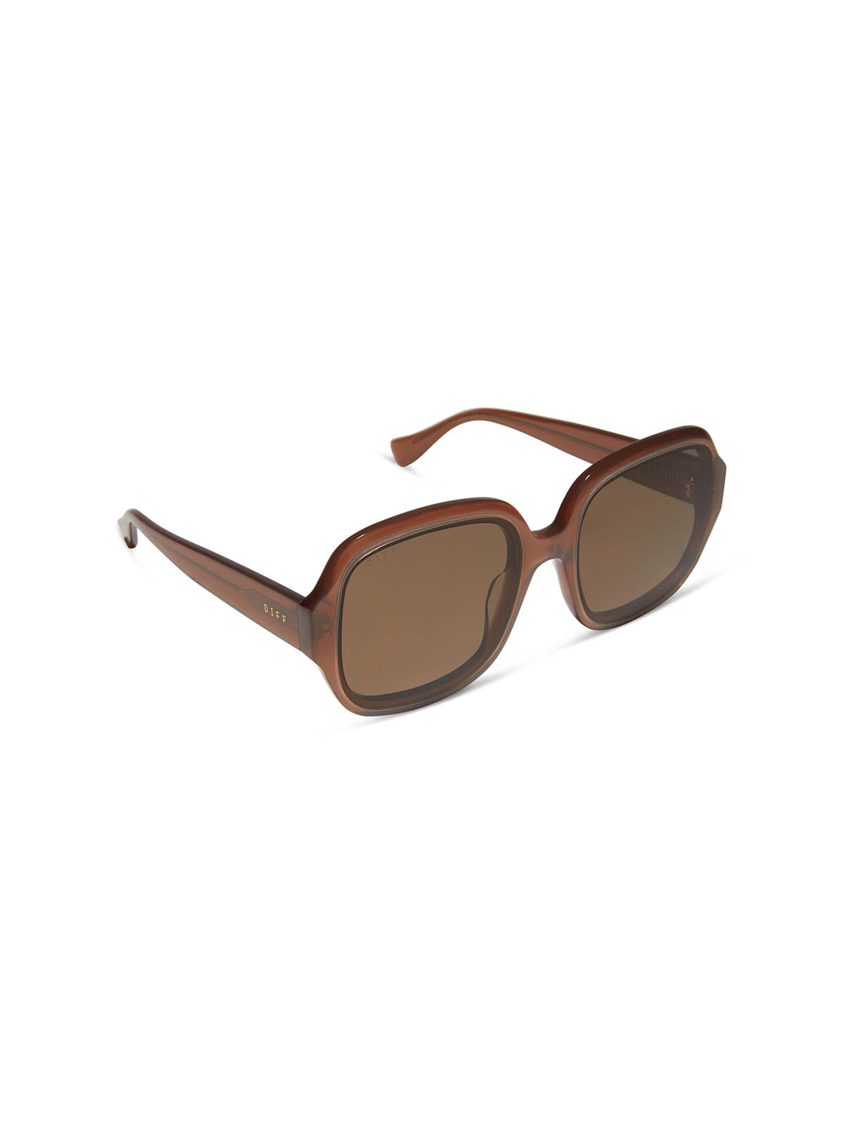 DIFF Eyewear Seraphina Sunglasses Macchiato & Brown Polarized