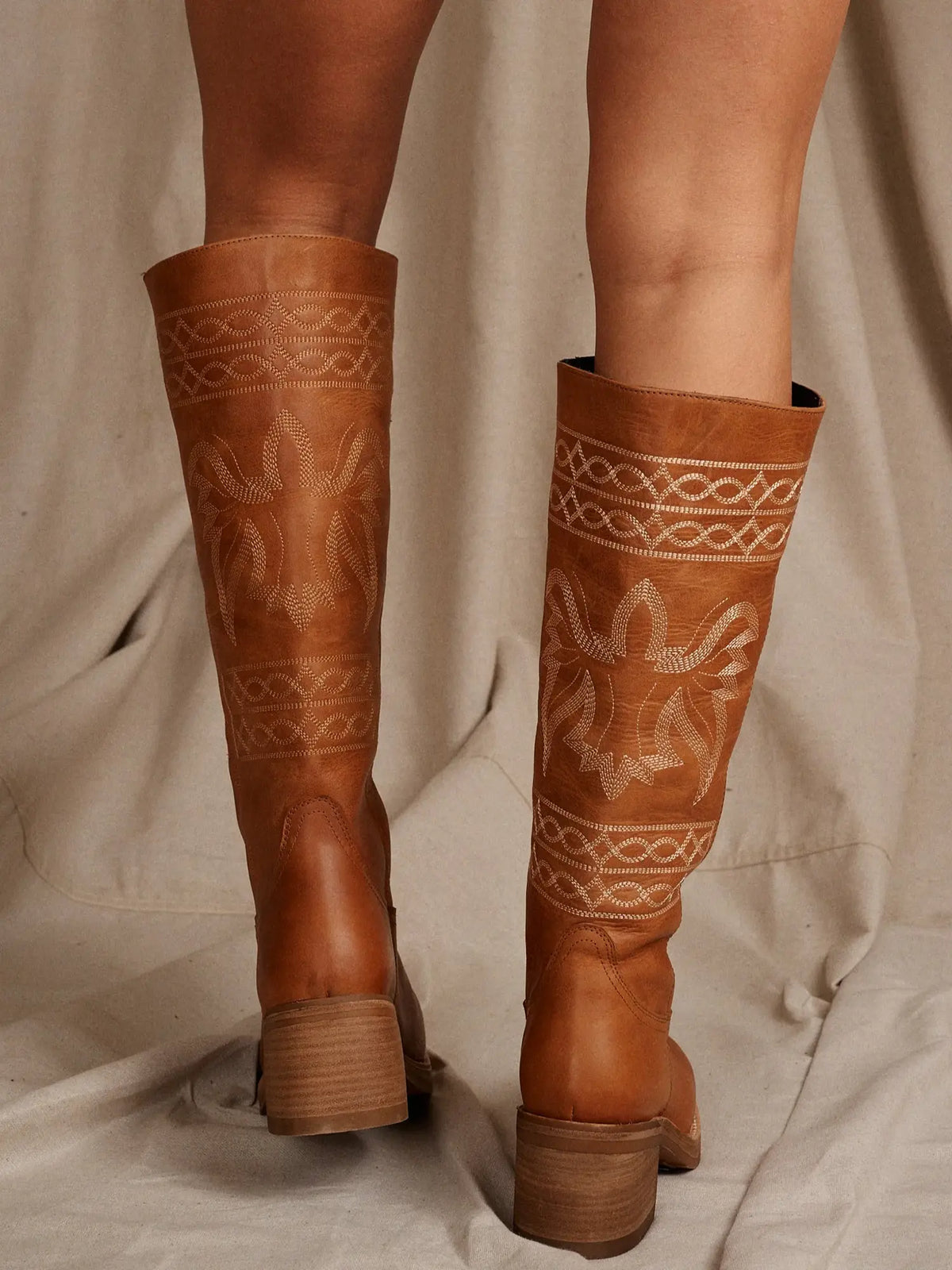 Dingo1969 Avalon Leather Western Boot in tan