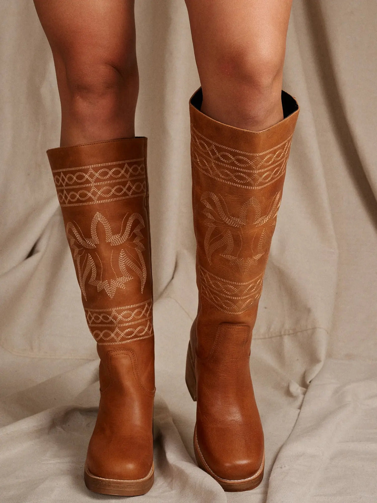 Dingo1969 Avalon Leather Western Boot in tan