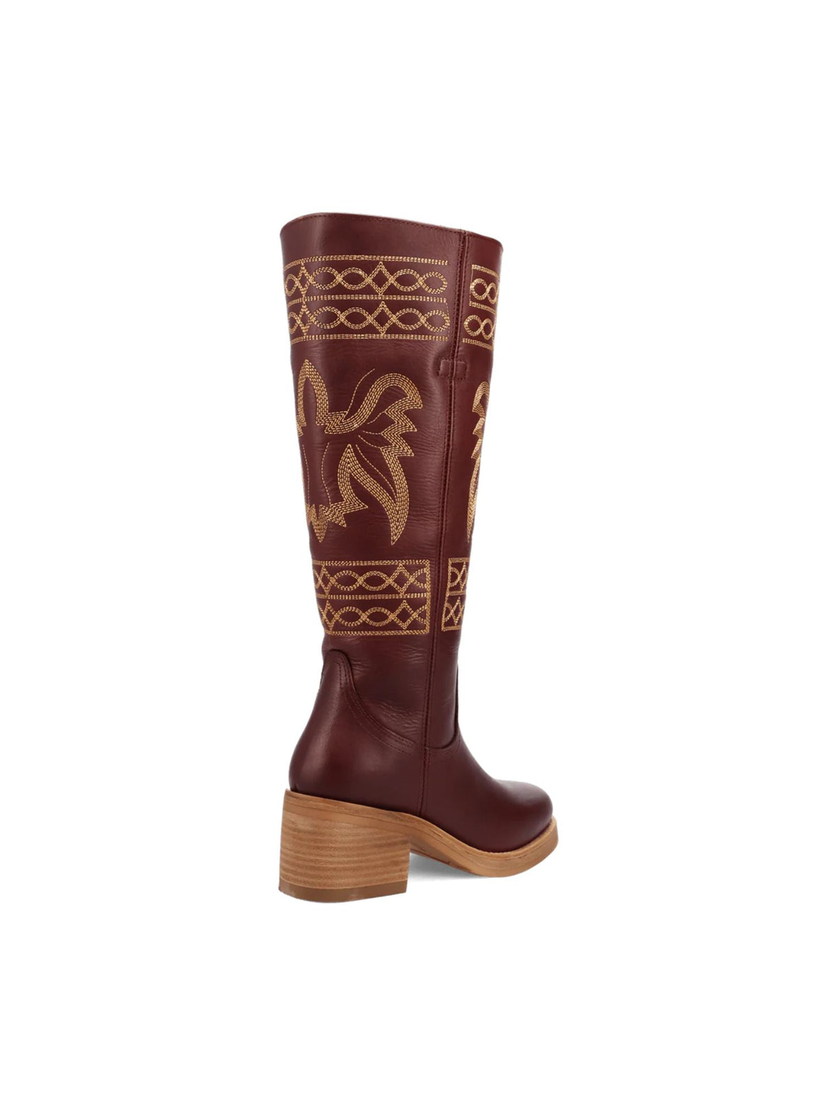 Dingo1969 Avalon Leather Western Boot in merlot