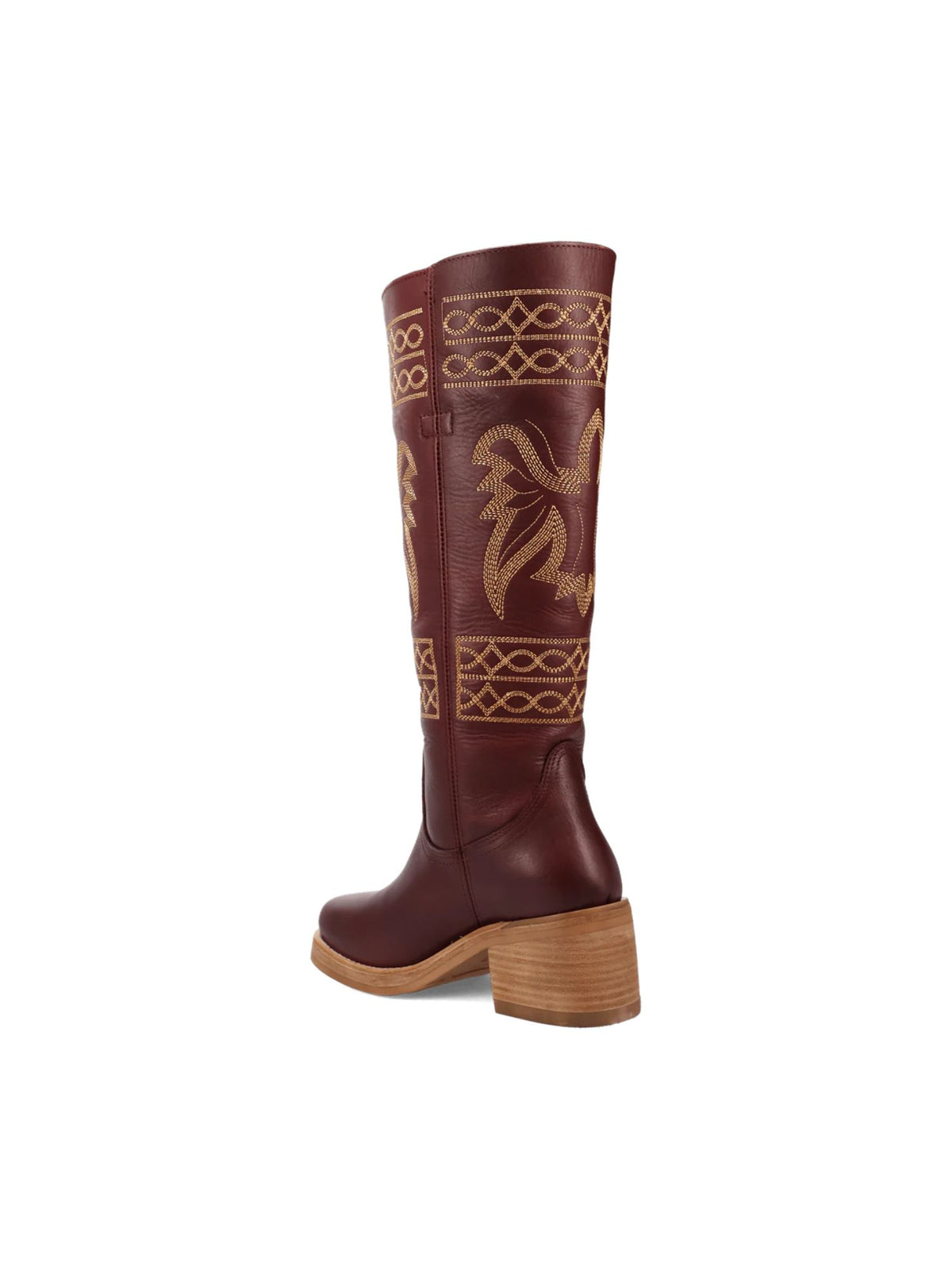 Dingo1969 Avalon Leather Western Boot in merlot