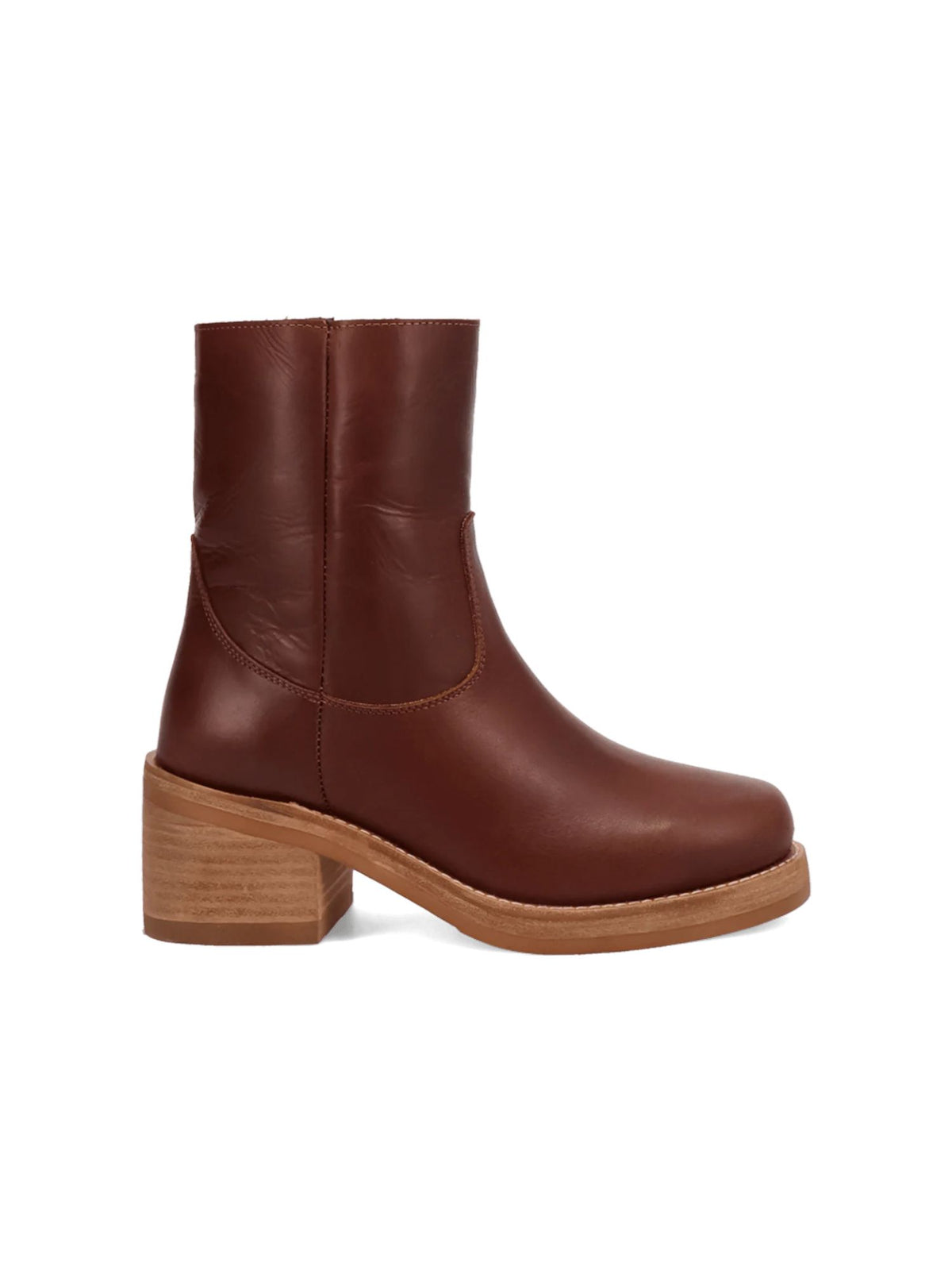 Dingo1969 Roxy Leather Bootie in brown