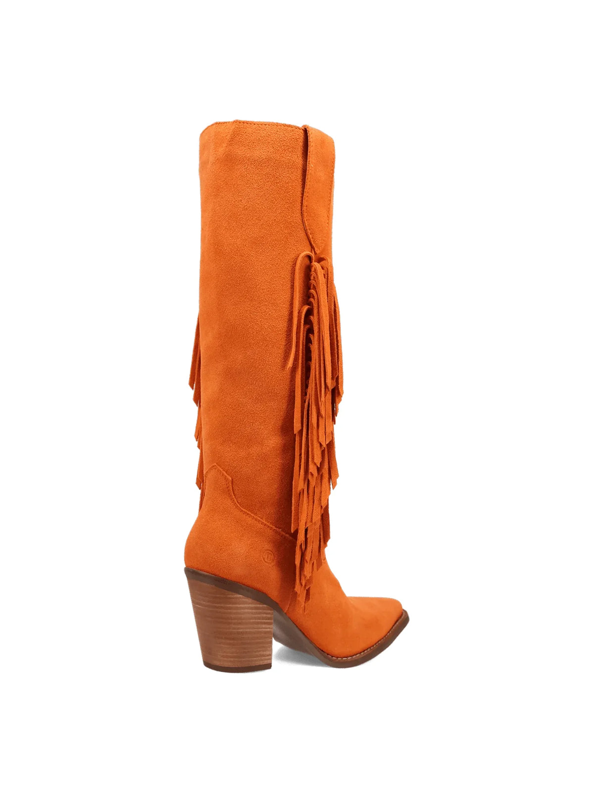 Dingo1969 Twister Fringe Tall Orange Boot