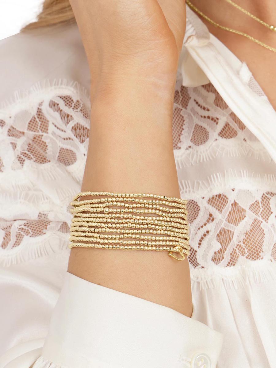 enewton Classic Gold 2mm Bead Bracelet 14k Gold-Filled