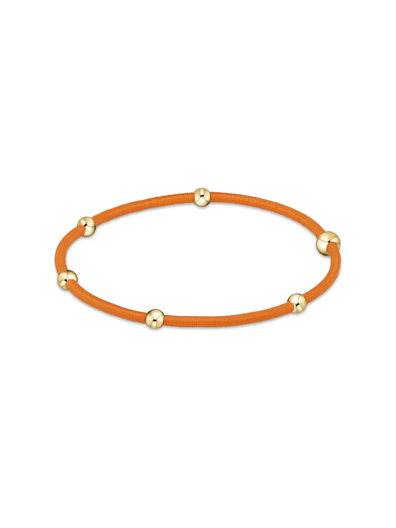 enewton Gameday Essentials Bracelet Stack Gold Orange & White Set of 2 Tennessee Volunteers Game Day