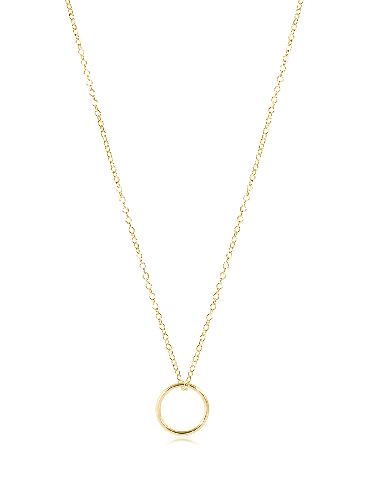 enewton 16" Halo Gold Charm Necklace