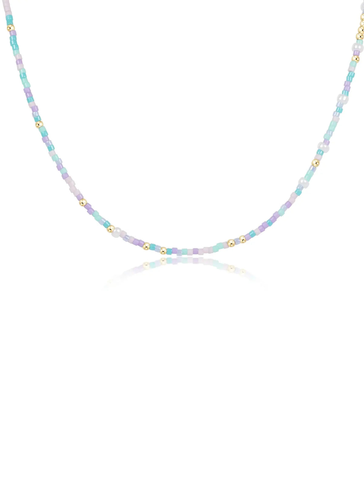 enewton Hope Unwritten 15" Beaded Choker Necklace 14k Gold-Filled How Do You Lilac Me Now