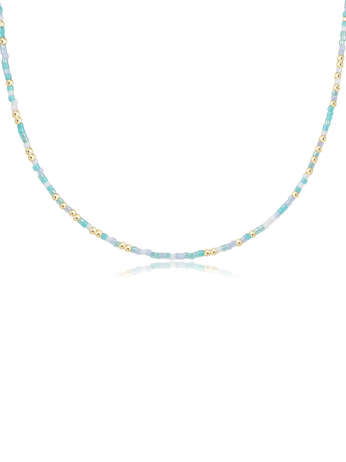 enewton Hope Unwritten 15" Beaded Choker Necklace 14k Gold-Filled Man I Teal Like A Woman