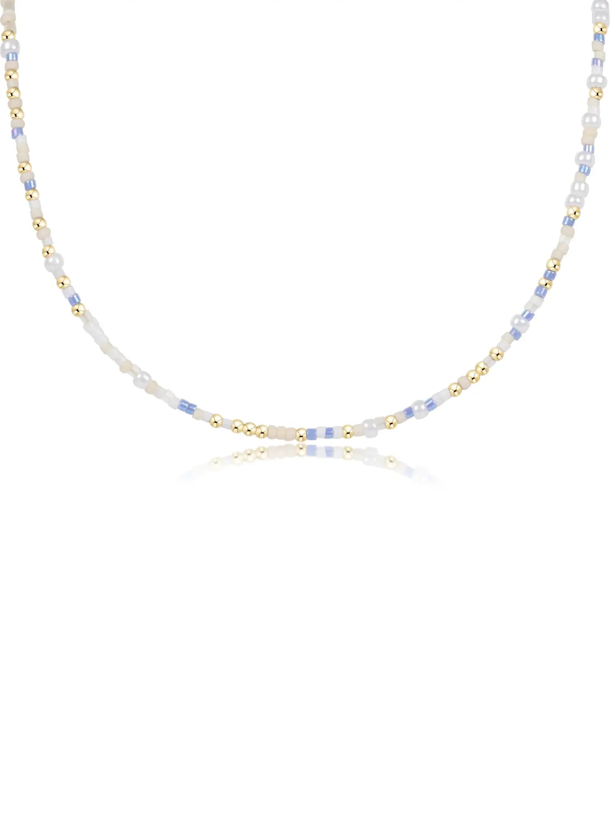enewton Hope Unwritten 15" Beaded Choker Necklace 14k Gold-Filled Skinny Dippin'