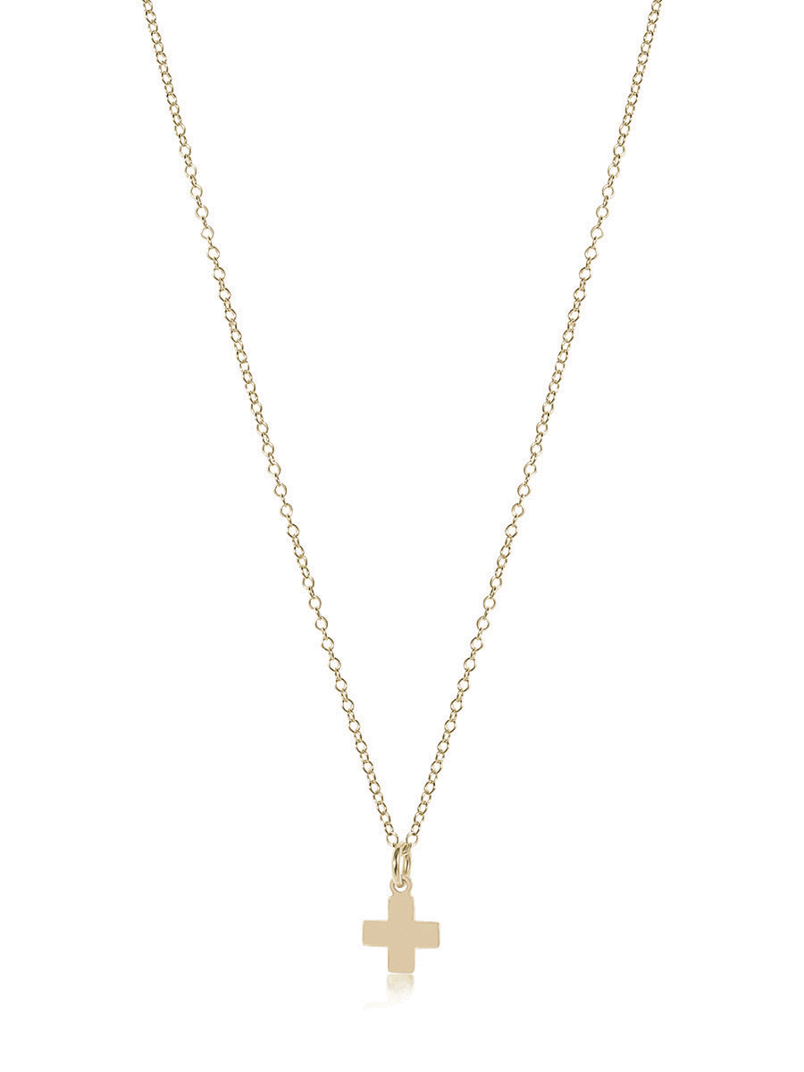 enewton 16" Signature Cross Gold Charm Necklace Gold