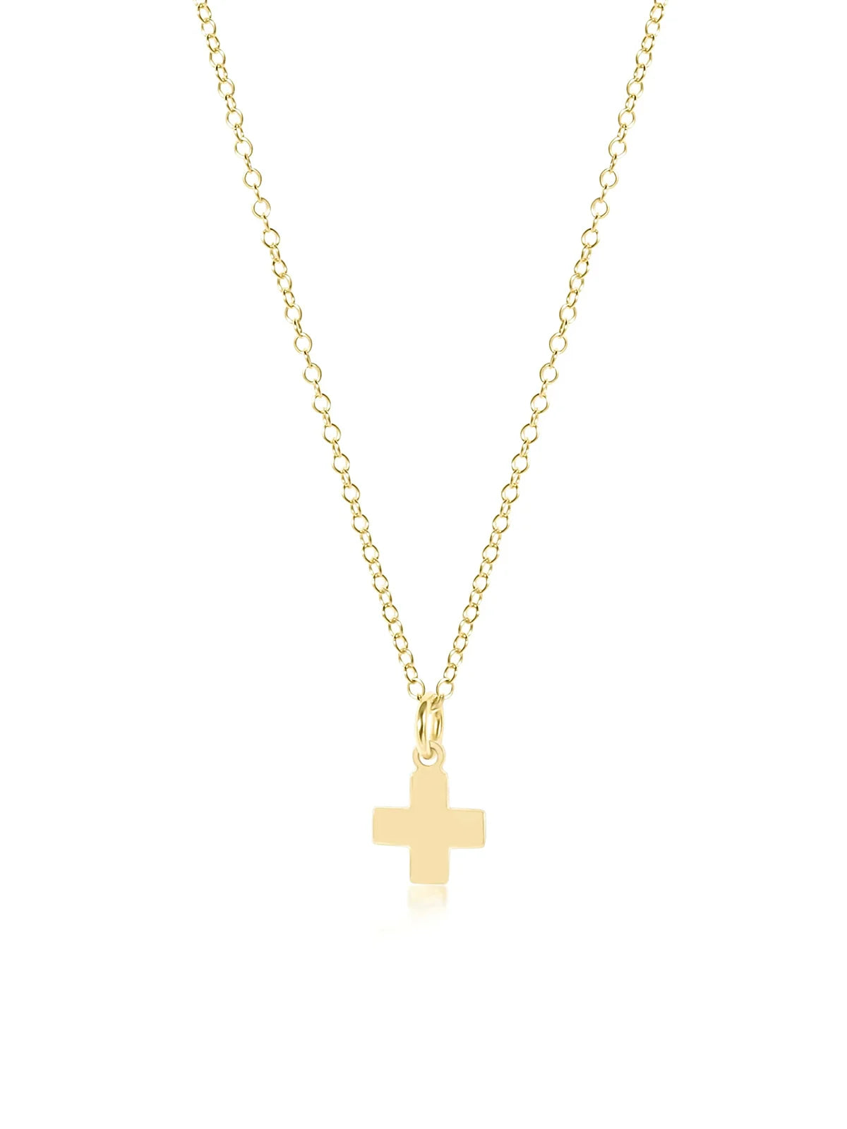enewton 16" Signature Cross Gold Charm Necklace Gold