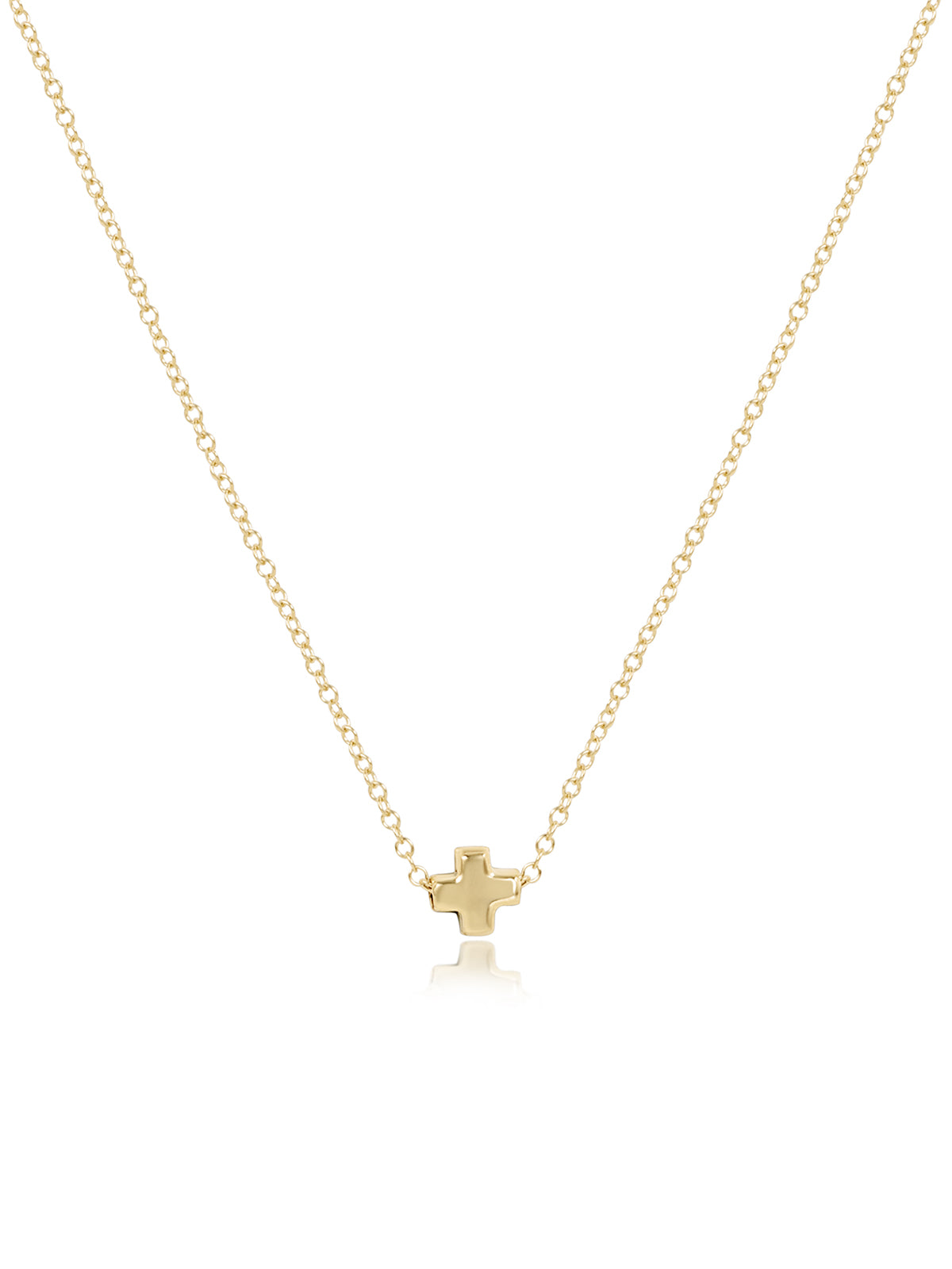 enewton 16" Signature Cross Small Gold Necklace Gold