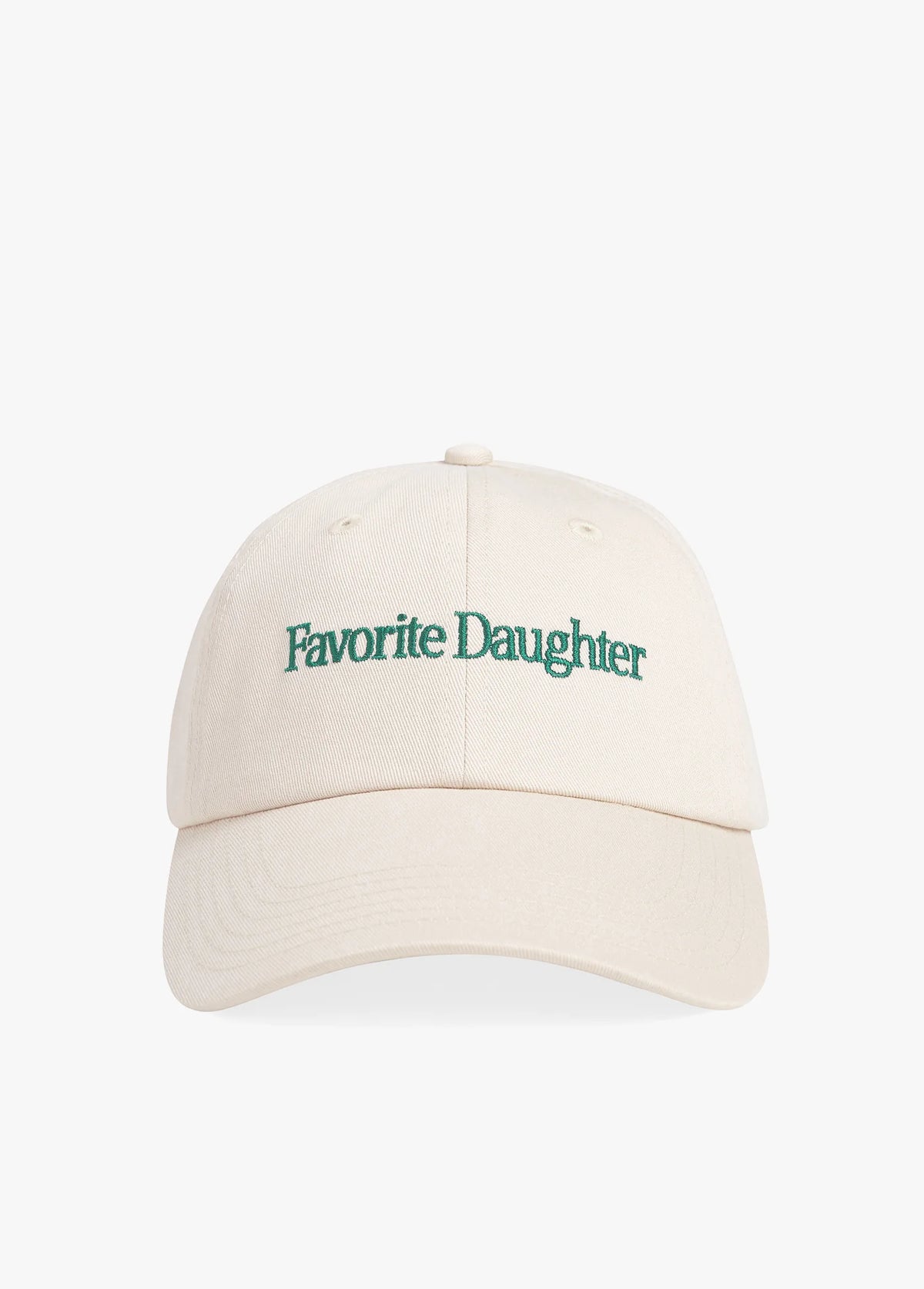 Favorite Daughter Classic Logo Baseball Hat Khaki Green