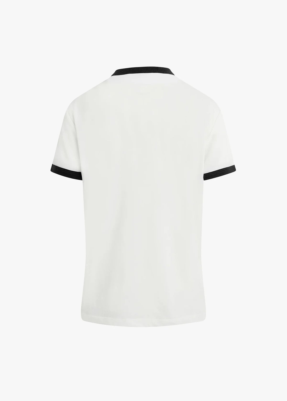 Favorite Daughter Collegiate Ringer Tee White Black