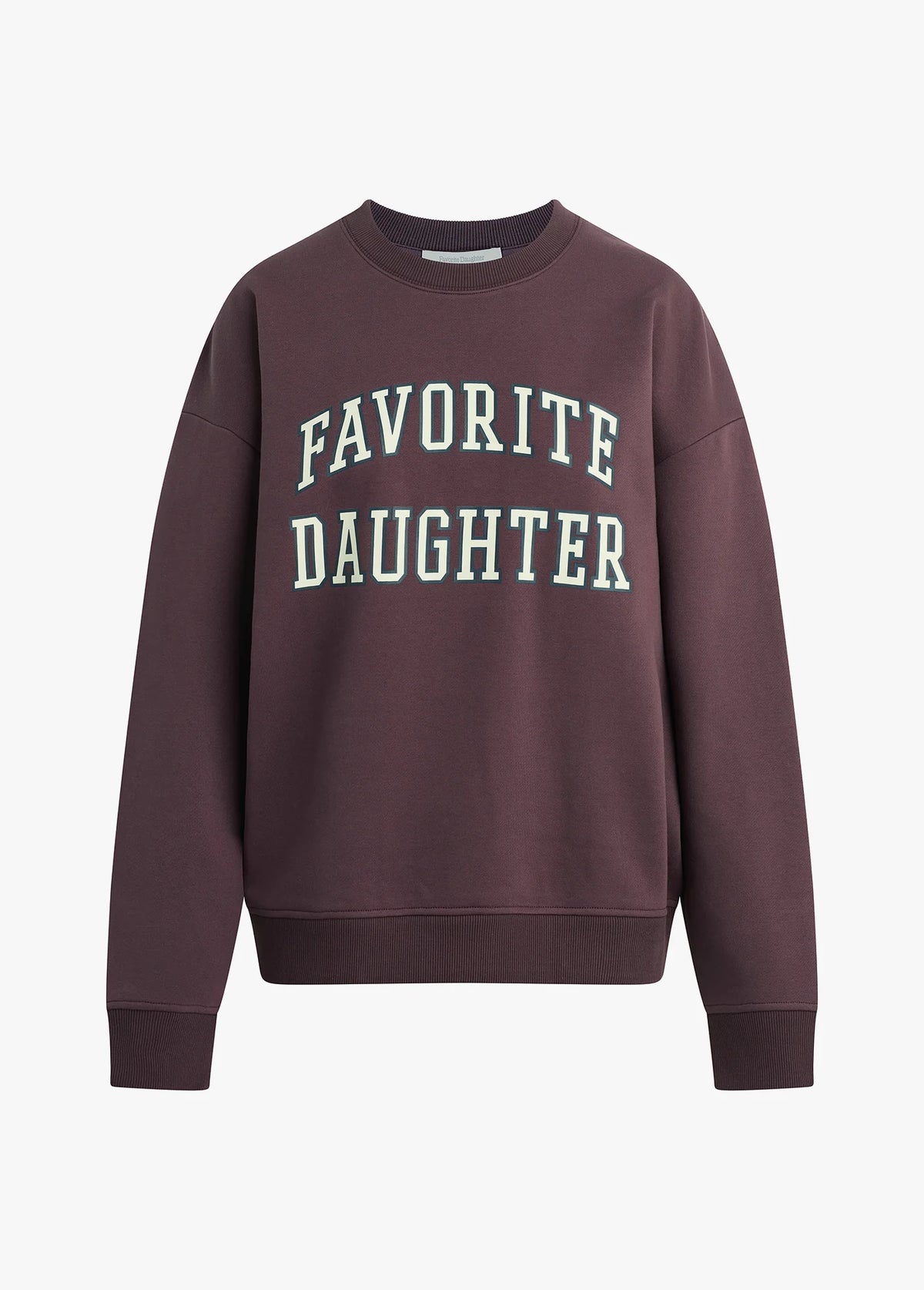 Favorite Daughter Collegiate Sweatshirt Burgundy Gardenia