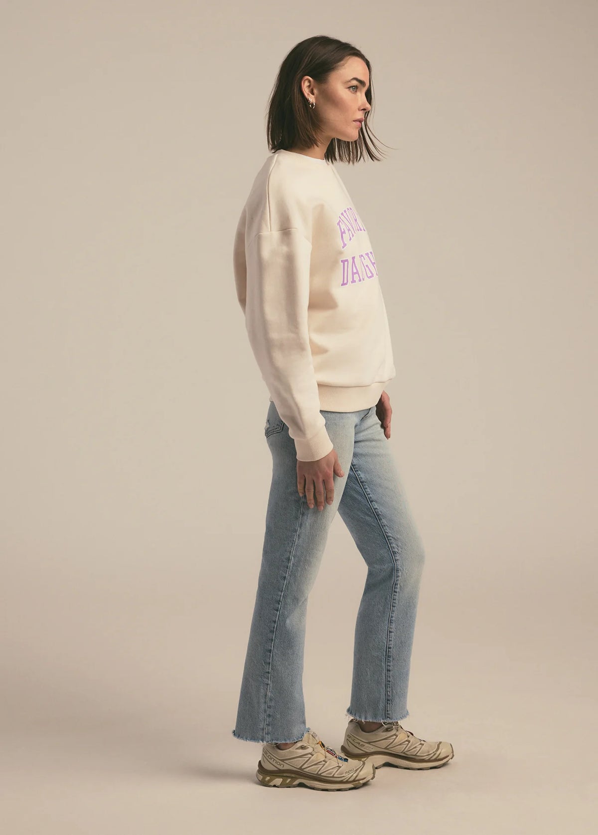 Favorite Daughter Collegiate Sweatshirt Gardenia